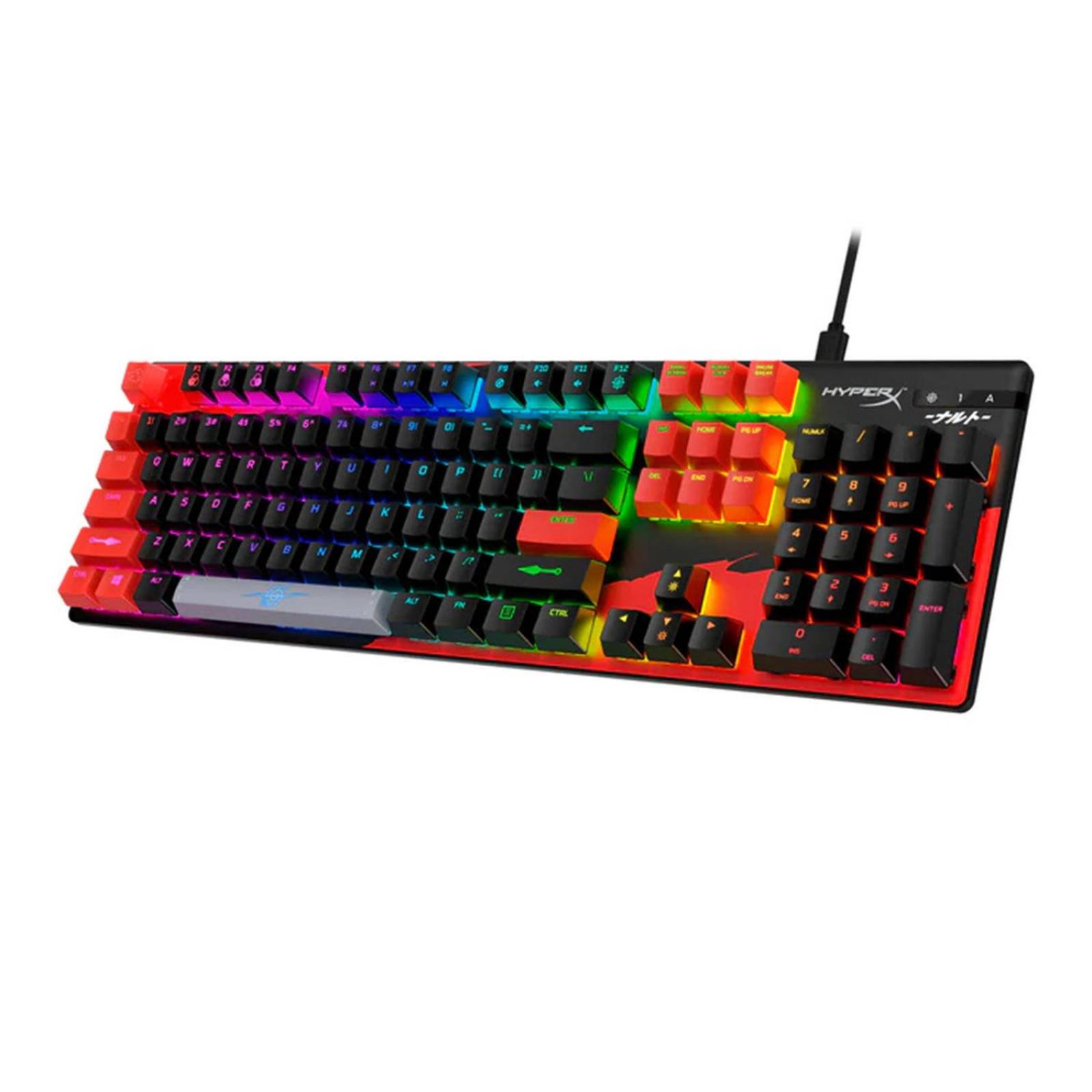 Teclado Mecánico Gamer HyperX Alloy Origins Edición Itachi Uchiha Reacondicionado Tipo A 
