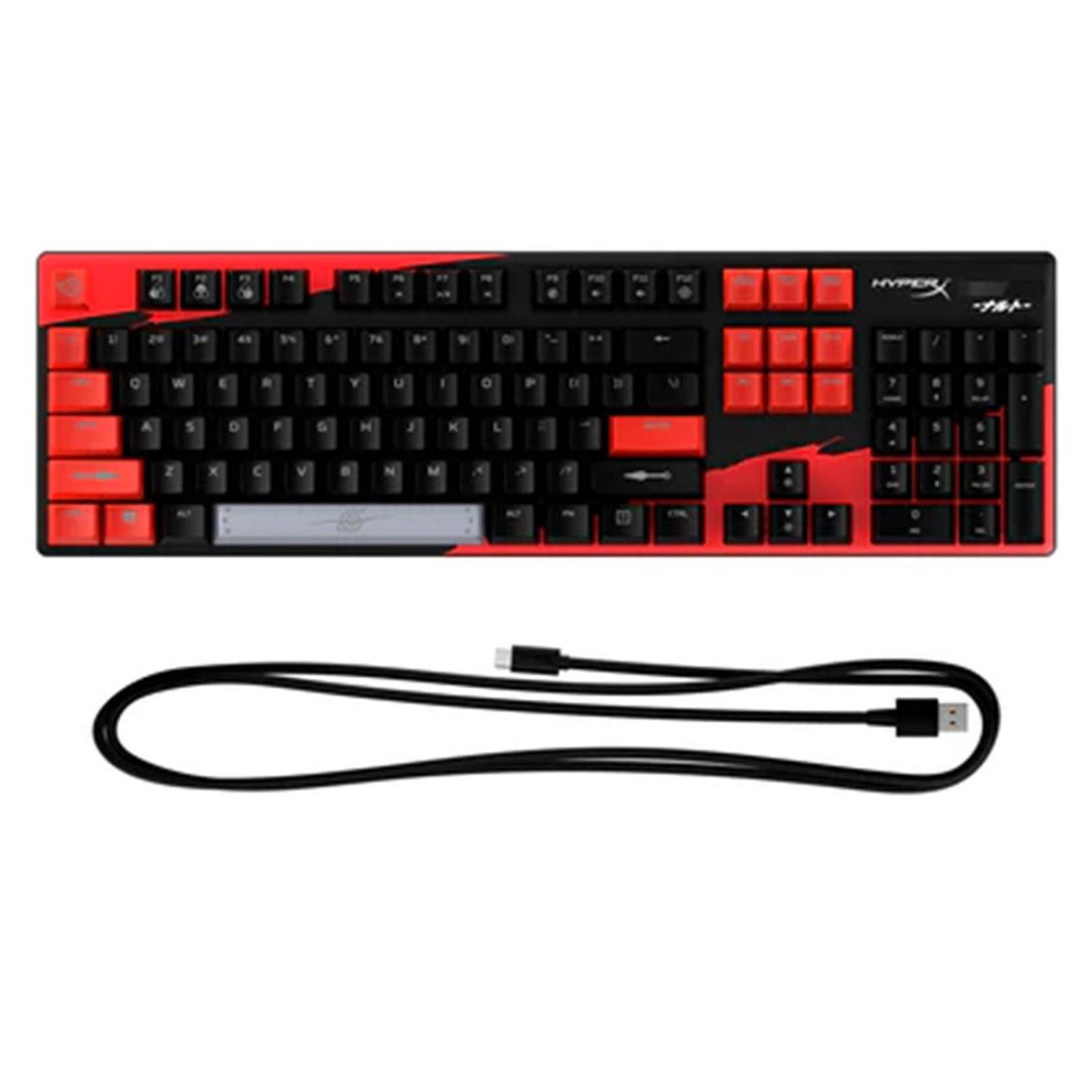 Teclado Mecánico Gamer HyperX Alloy Origins Edición Itachi Uchiha Reacondicionado Tipo A 