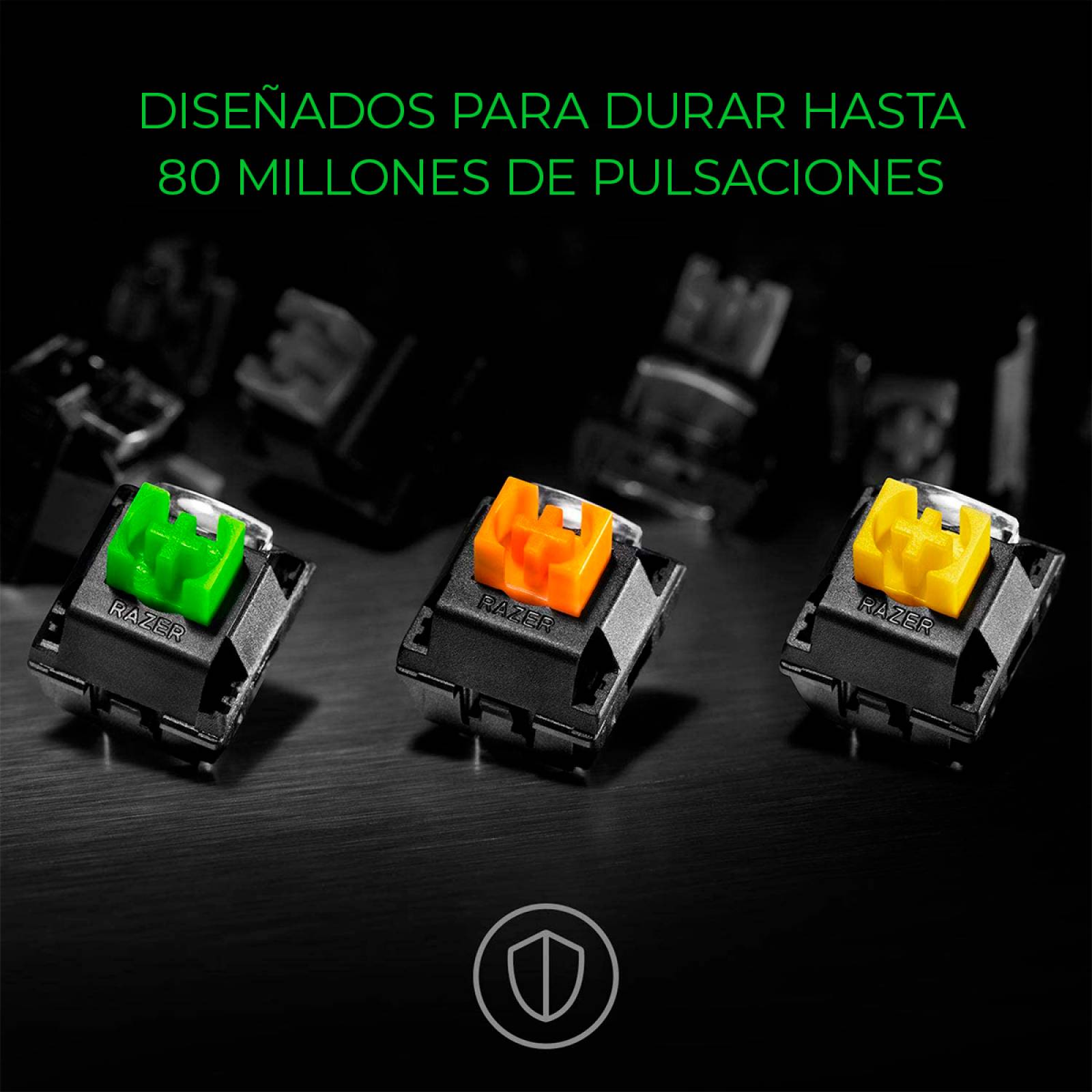 Teclado Mecánico Razer BlackWidow Elite Switch Amarillo Reacondicionado Tipo A