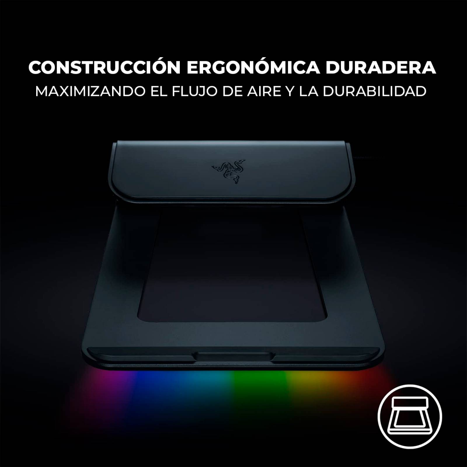 Soporte para Laptop Razer Stand Chroma Matte Negro Reacondicionado Tipo A