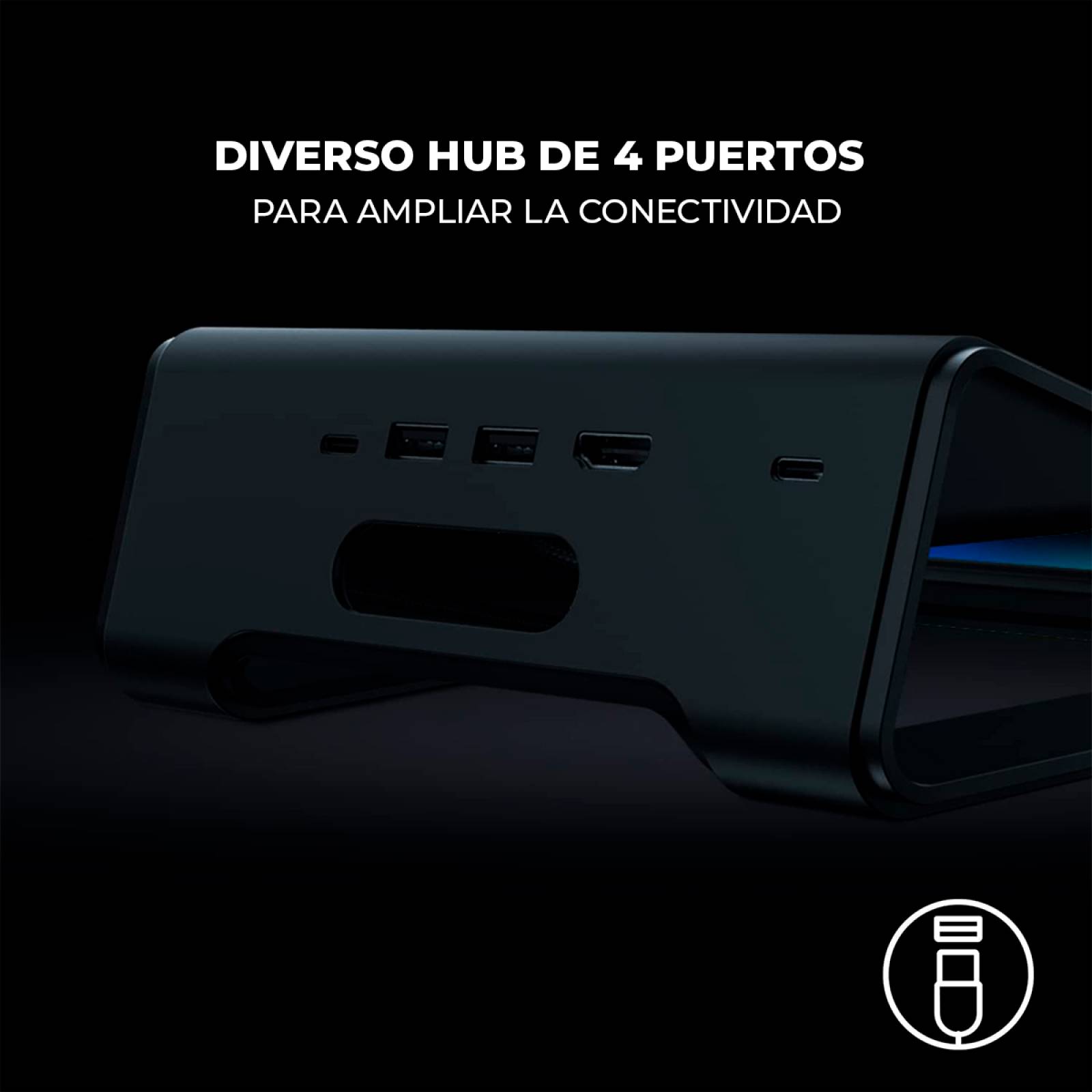 Soporte para Laptop Razer Stand Chroma Matte Negro Reacondicionado Tipo A