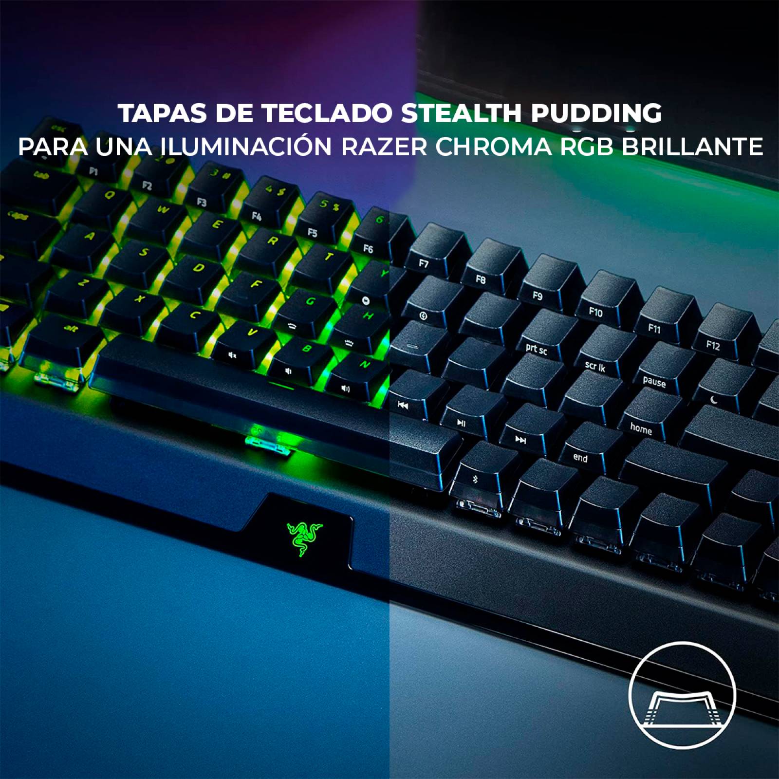 Teclado Mecánico Razer BlackWidow V3 Mini Hyperspeed 65% Reacondicionado Tipo A
