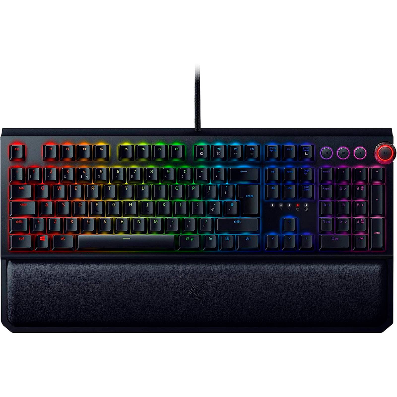 Teclado Mecánico Razer BlackWidow Elite Switch Verde Reacondicionado Tipo A