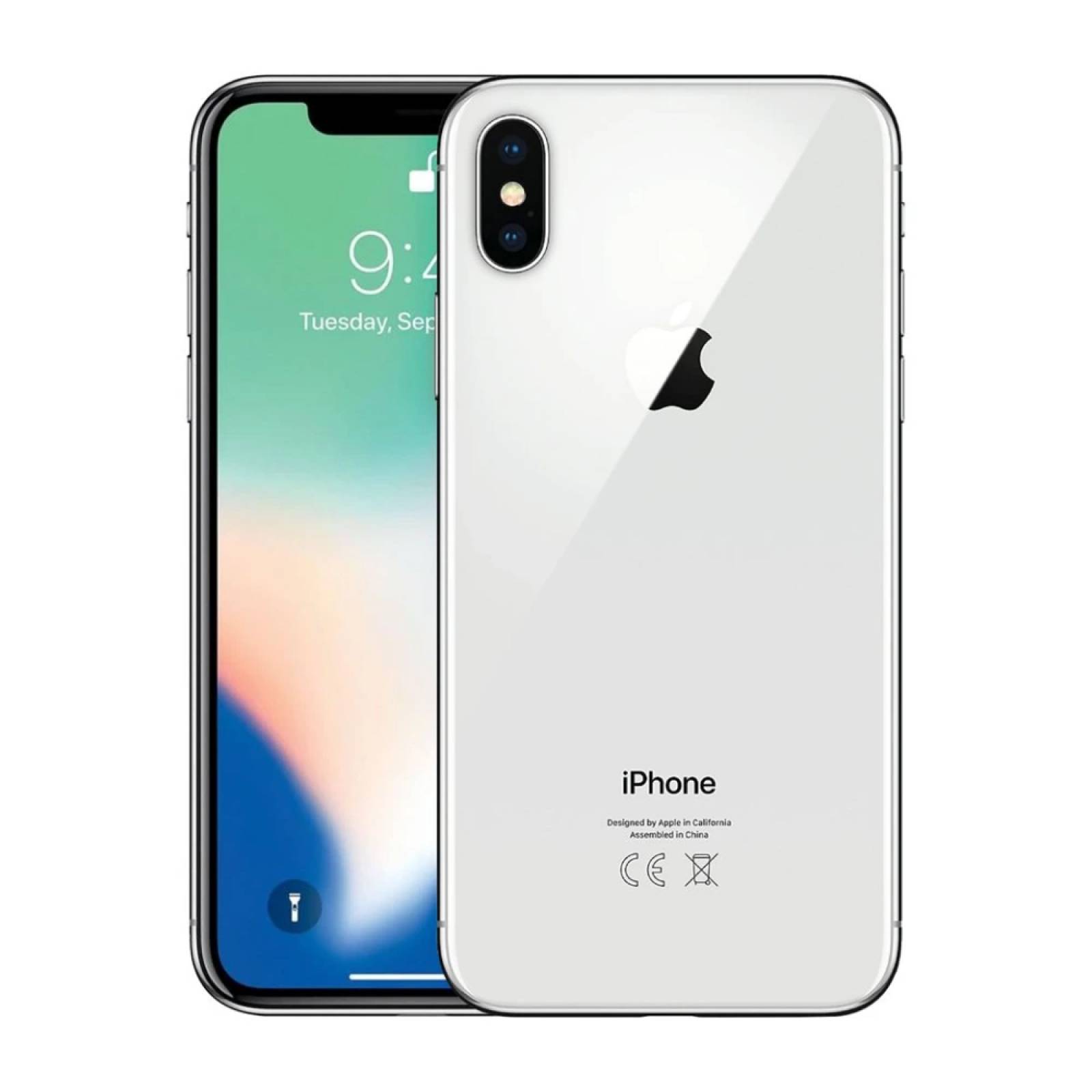 Apple Iphone X 64 GB Plata Reacondicionado Tipo A.