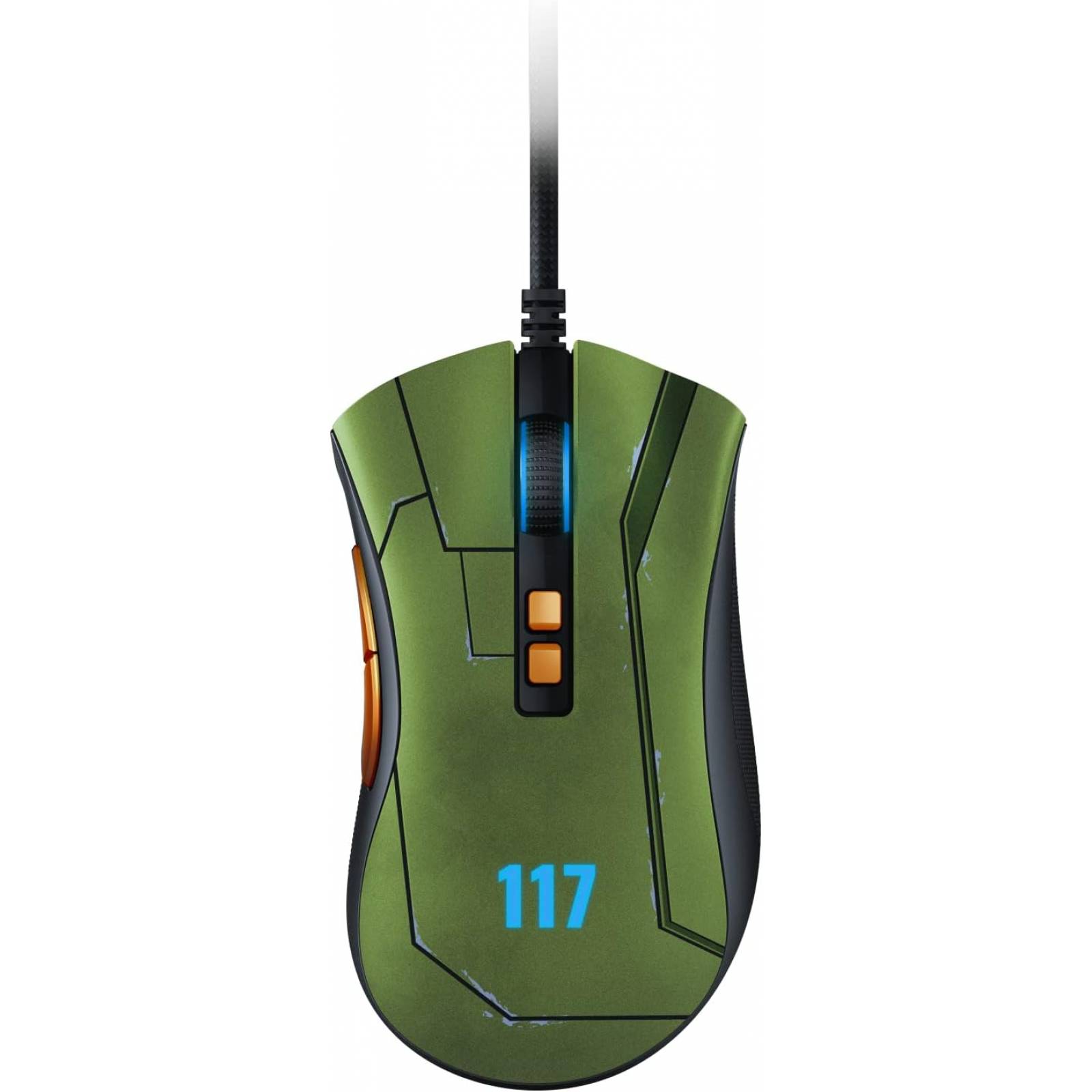 Mouse Gamer Razer DeathAdder V2 Wired HALO Infinite Edition Reacondicionado Tipo A