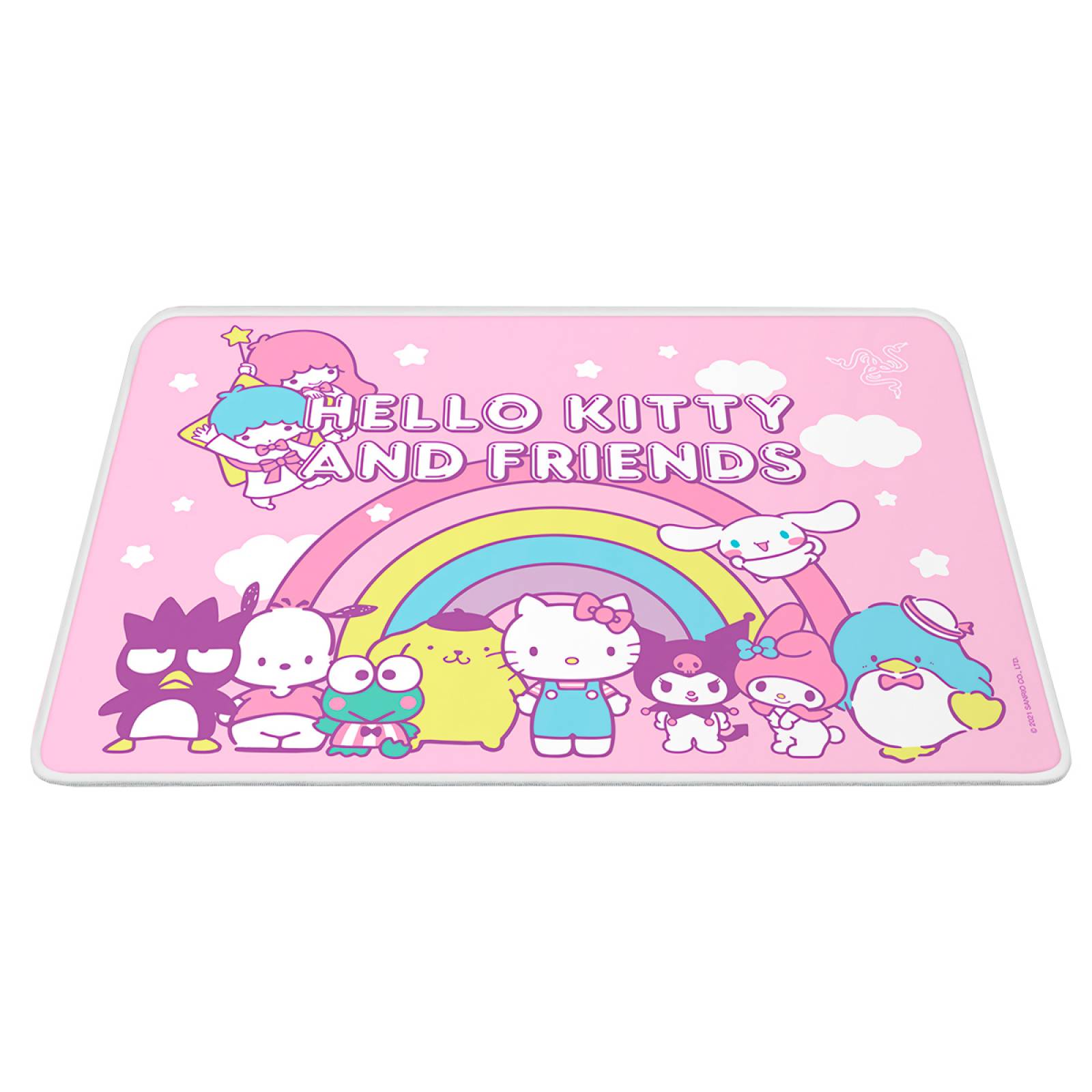 Mouse Gamer y Mousepad Razer Deathadder Goliathus Hello Kitty