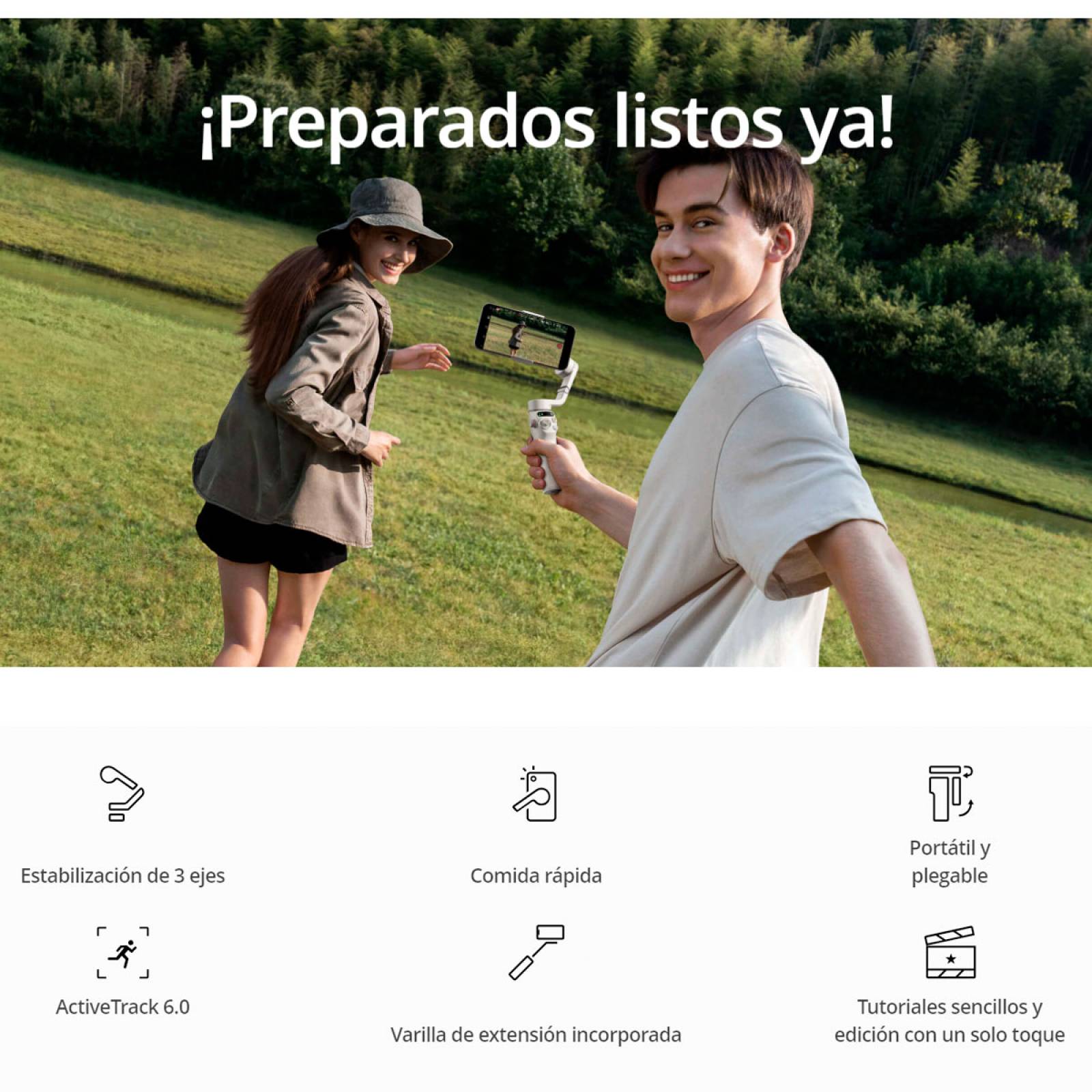 Estabilizador DJI Para Celular Osmo Mobile 6 Selfie Stick