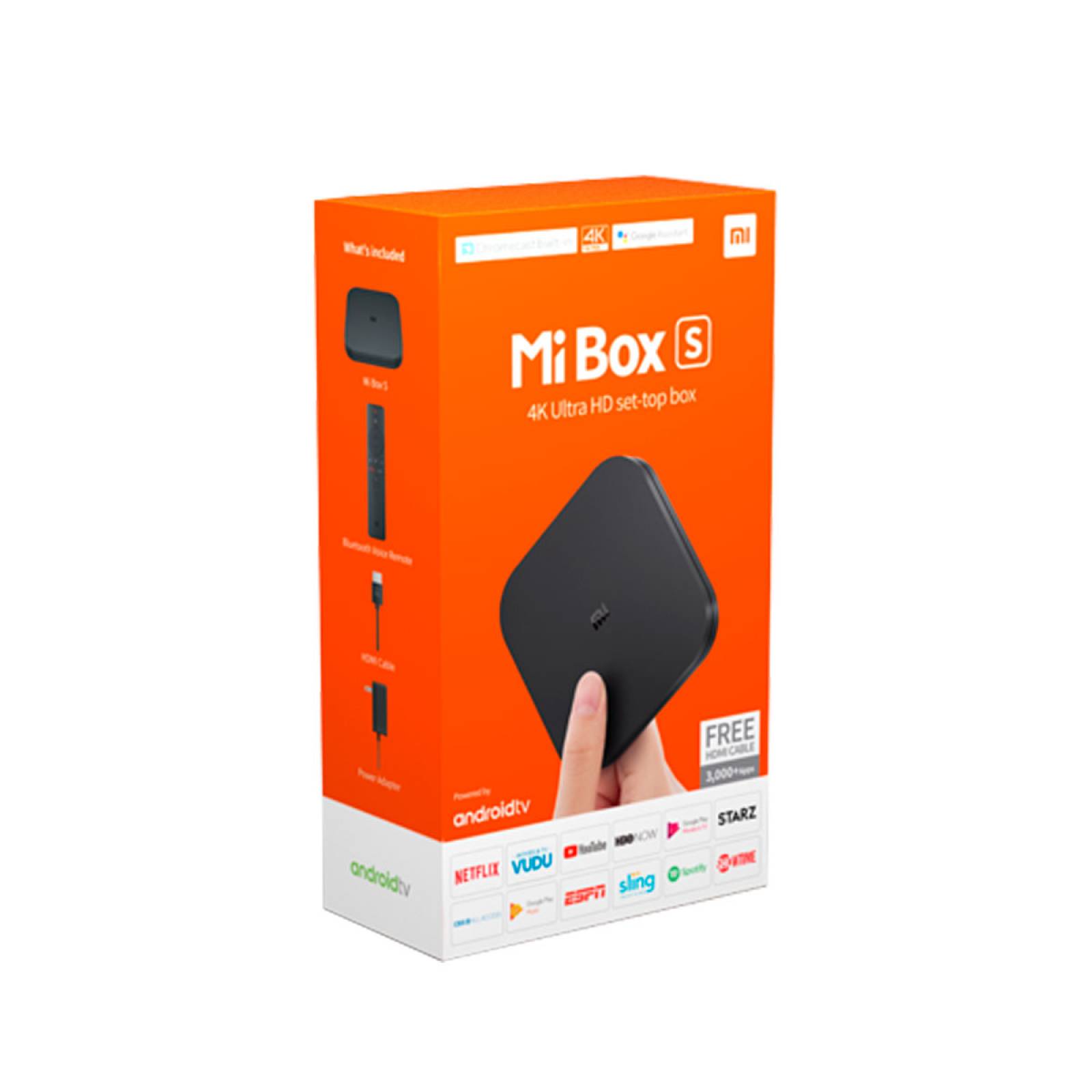 Dispositivo Stream Xiaomi Mi Box S 4k Ultra Hdr Us Negro