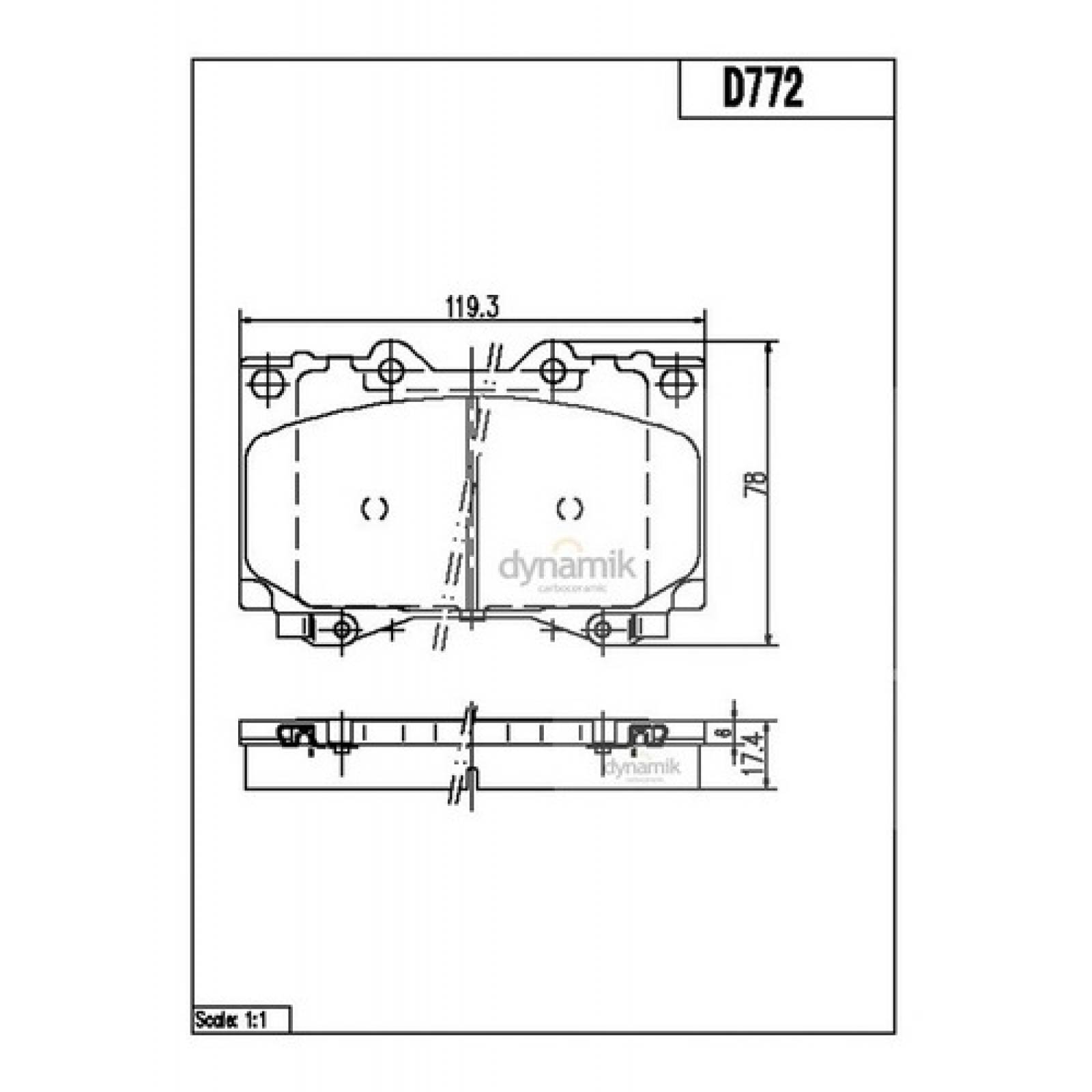 Balatas Toyota Land Cruiser 4.7l 1998-2007