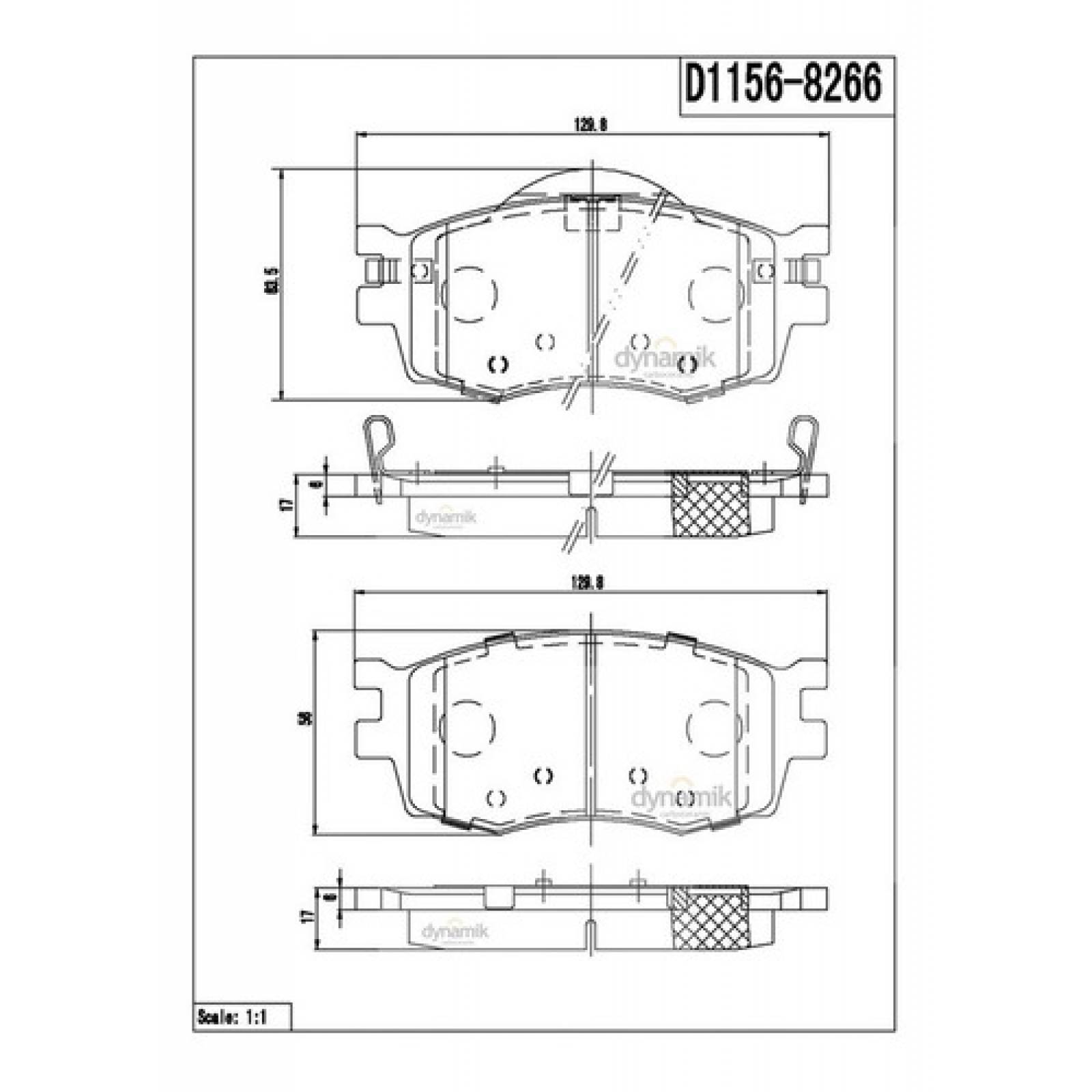 Balatas Hyundai Accent  1.6l 2006-2011