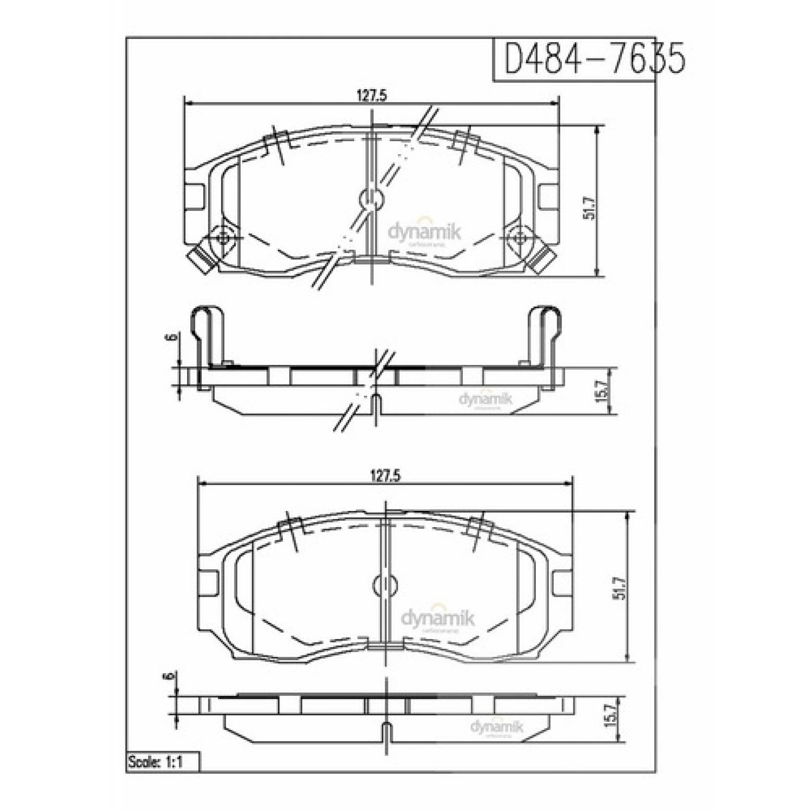 Balatas Mitsubishi Galant  3.8l 1990-1998