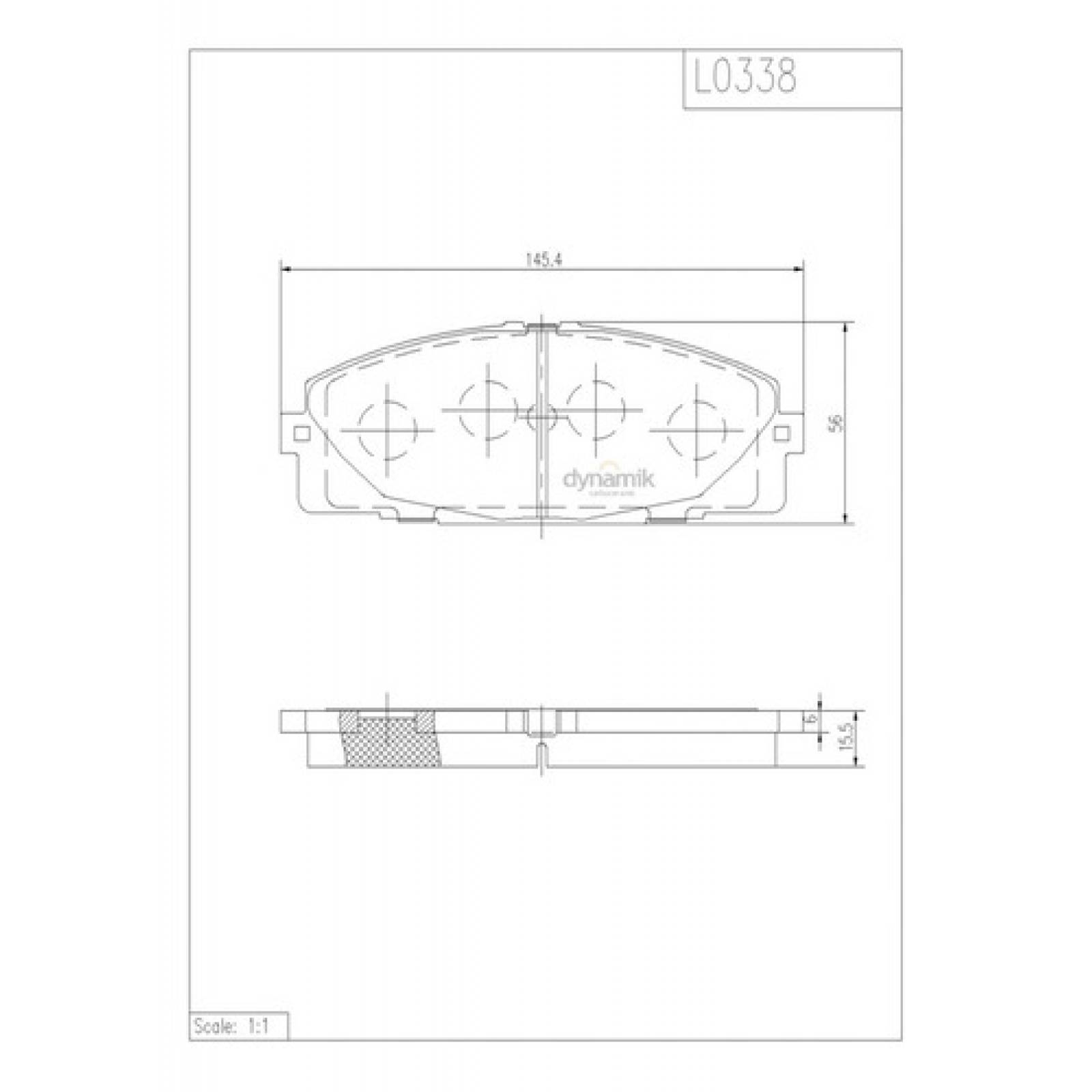Balatas Toyota Hiace  2.7l 2005-2007