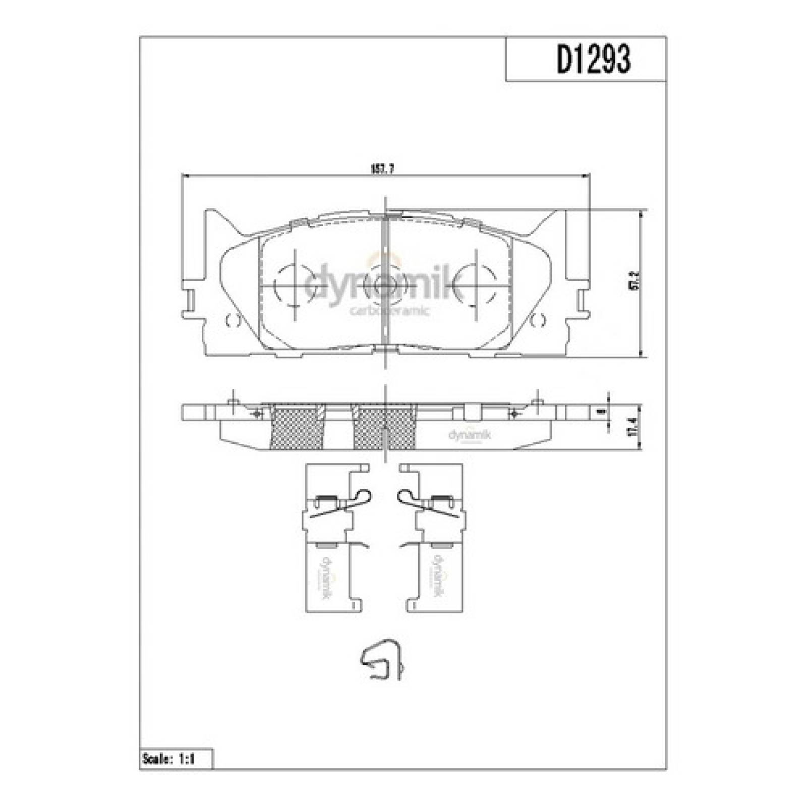 Balatas Lexus Es300h  3.0l 2013-2015