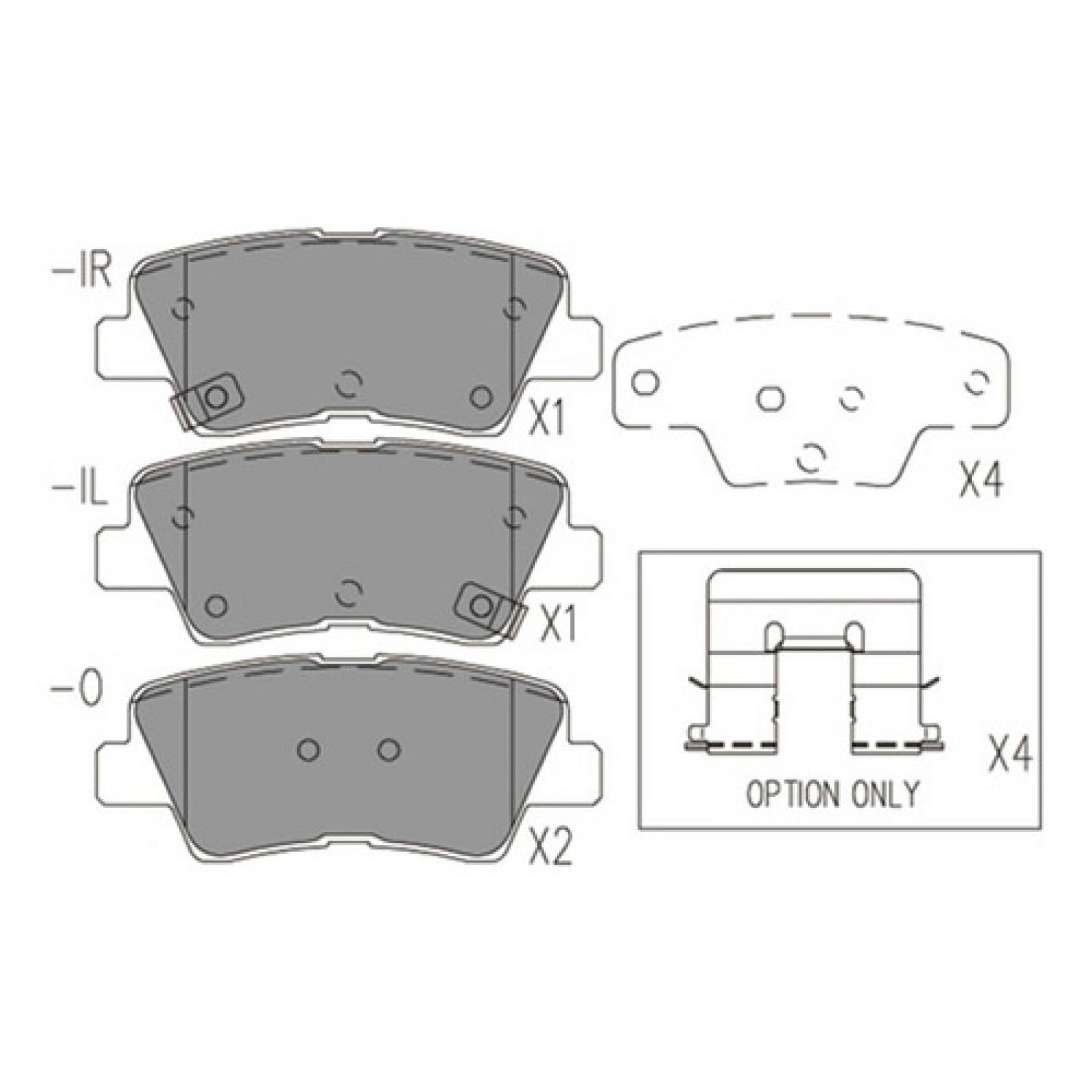 Balatas Hyundai Veloster  2012-2015