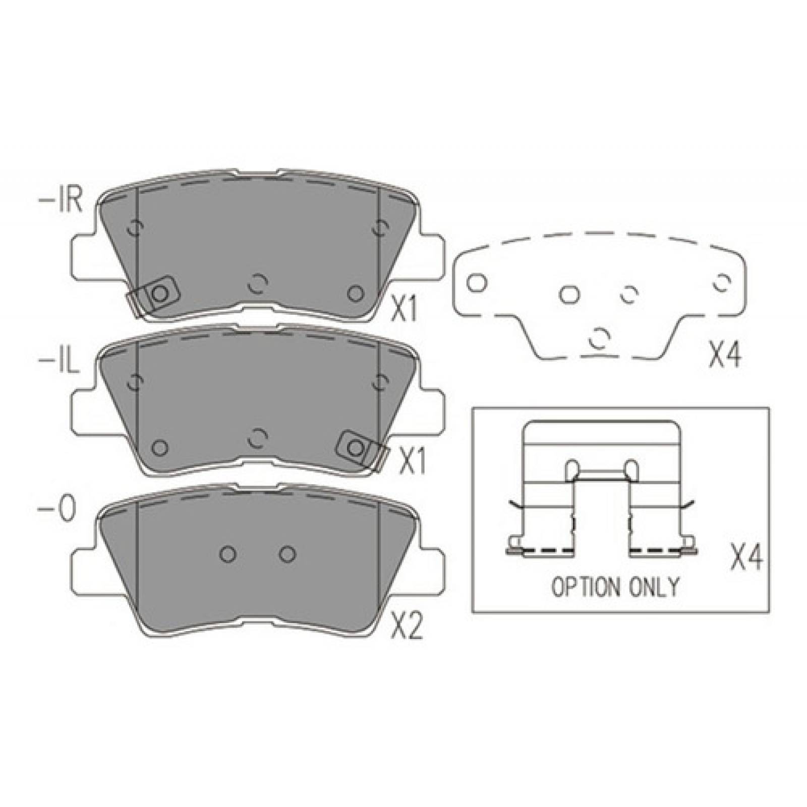 Balatas Hyundai Veloster  2012-2015