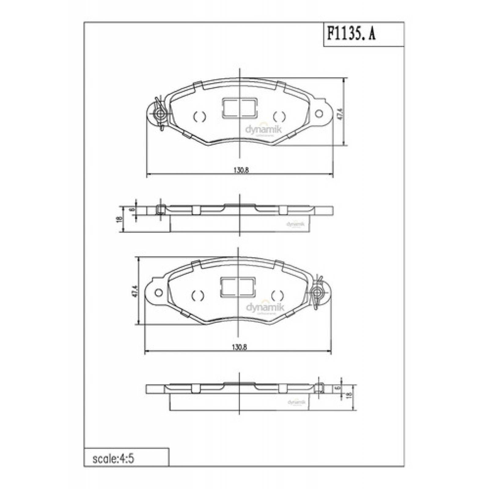 Balatas Renault Kangoo  1.6l 2004-2014