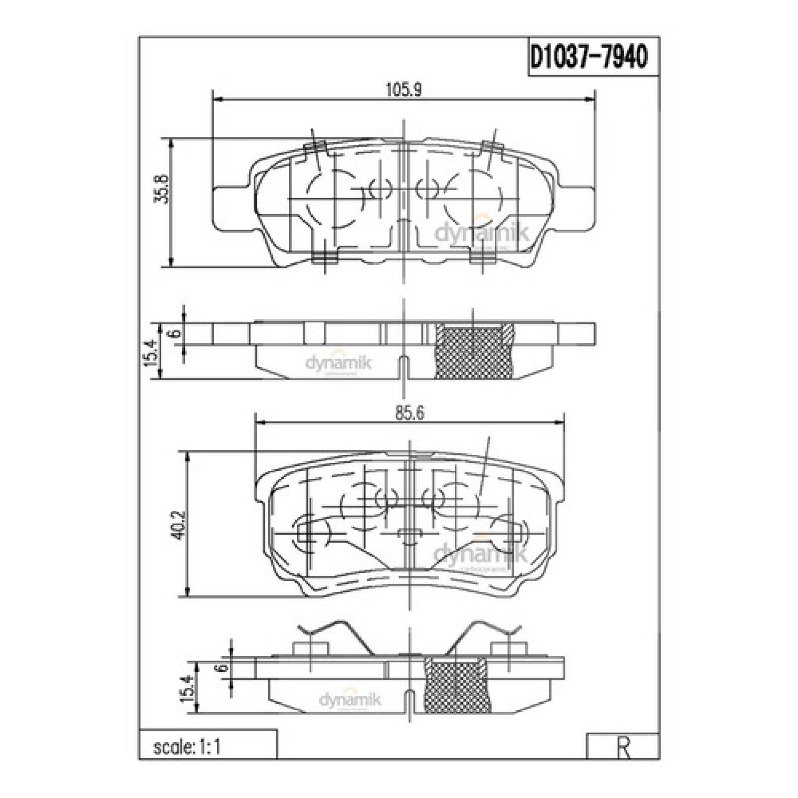 Balatas Mitsubishi Outlander 2.4l 2005-2006