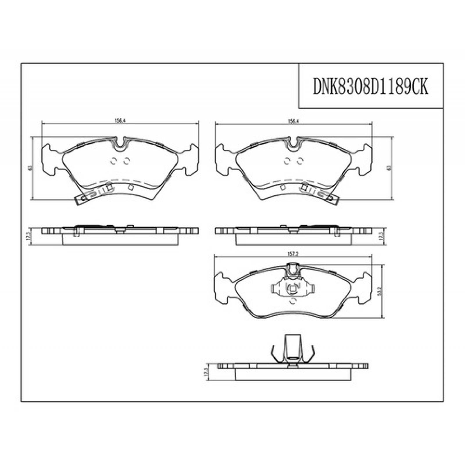 Balatas Chevrolet Meriva  2003-2008