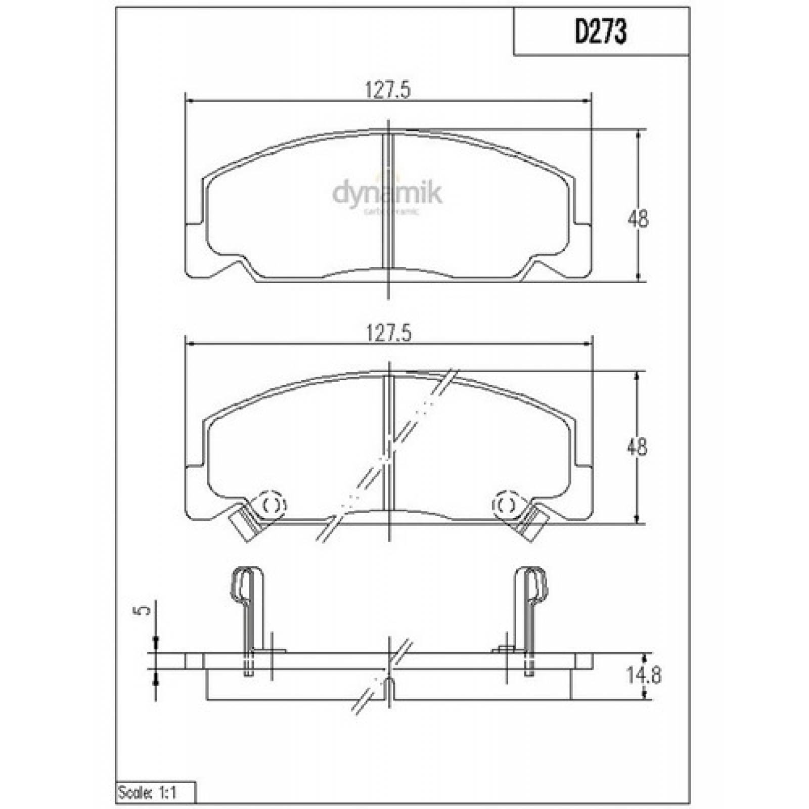Balatas Honda Accord  2.3l 1984-1985