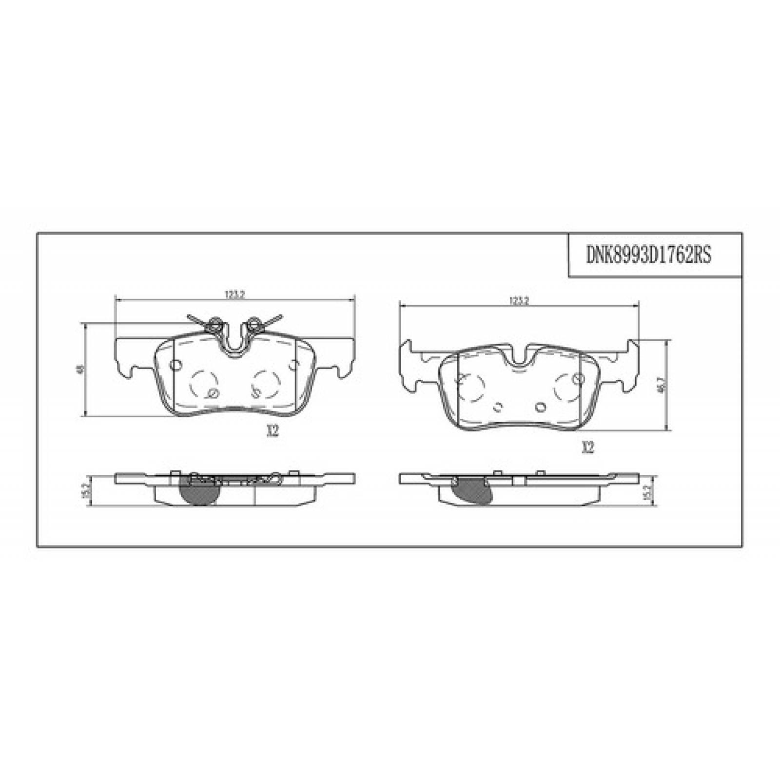 Balatas Bmw I3  2014-2017