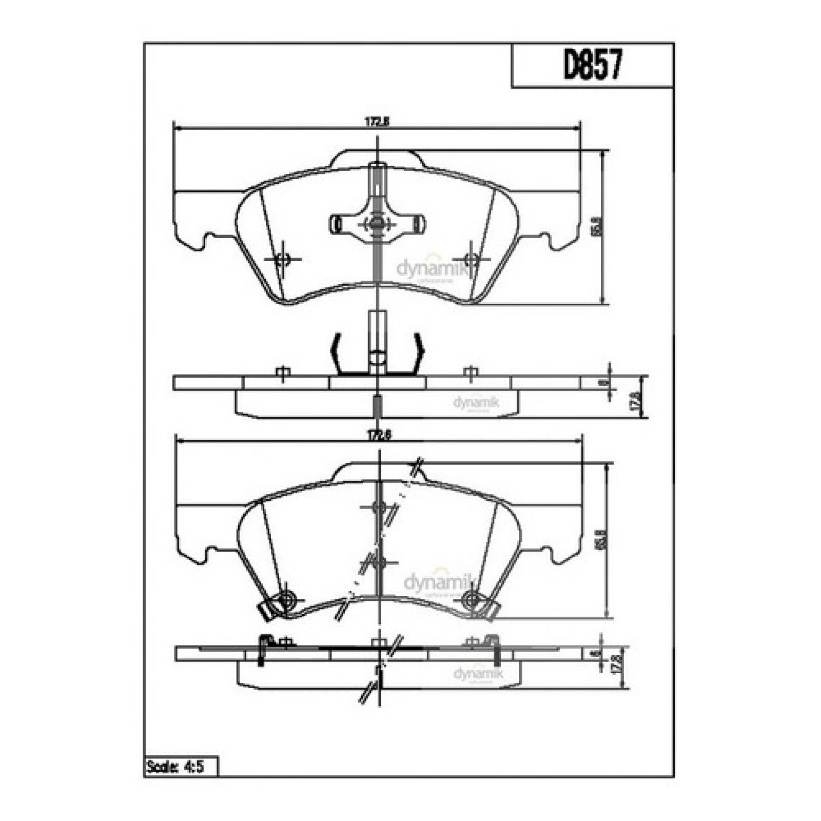 Balatas Chrysler Voyager 3.3l 2003-2003