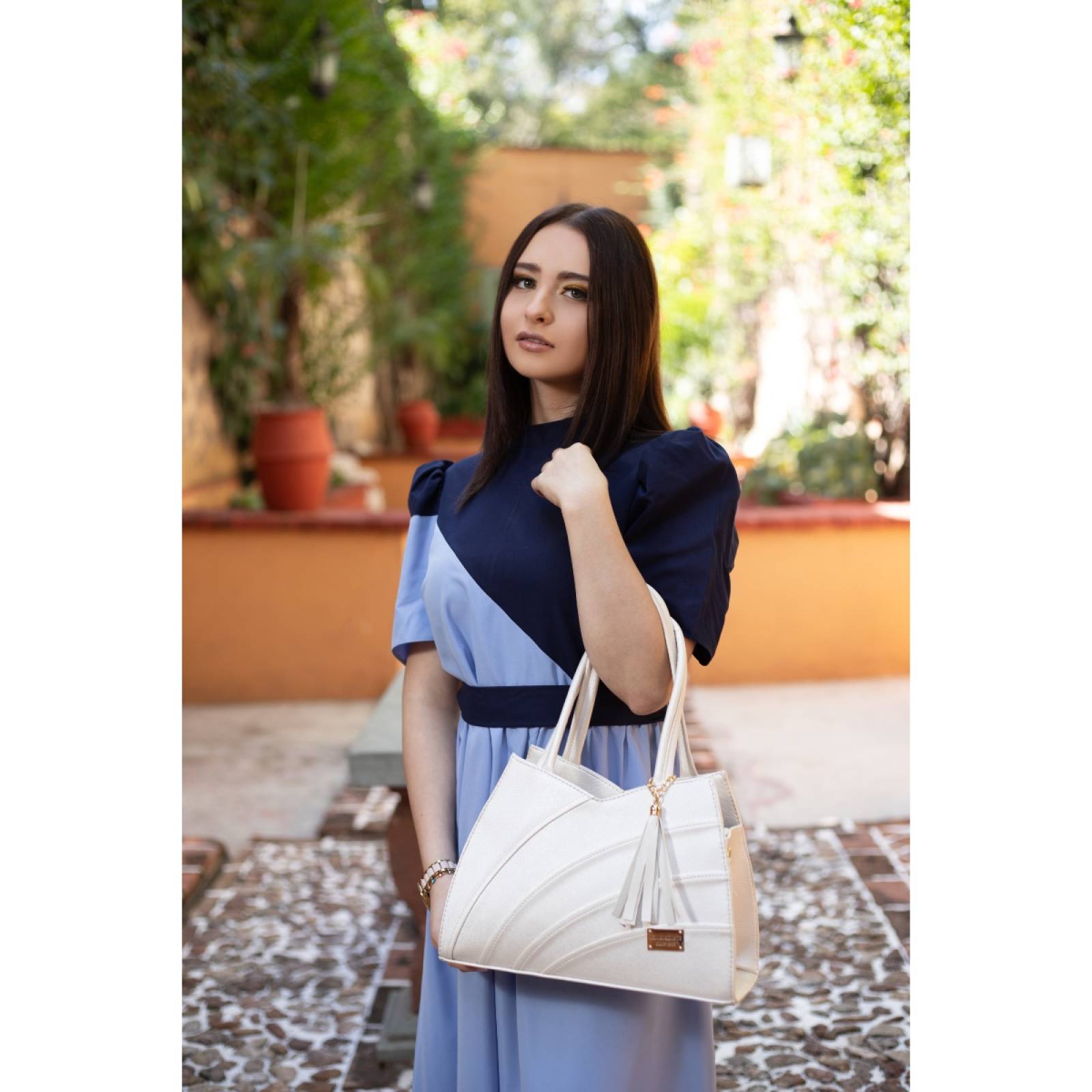 Bolsa Fana Kanya Color Perla Original