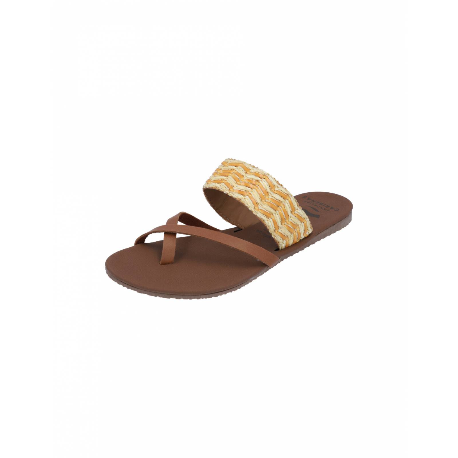 Sandalias Caribenas Mahahual Paja Mujer Casual Playa Resistente Agua