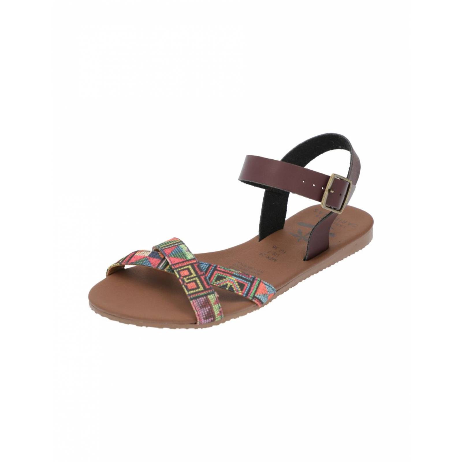 Sandalias Caribenas Chemuyil Grecas Mujer Casual Playa Resistente Agua