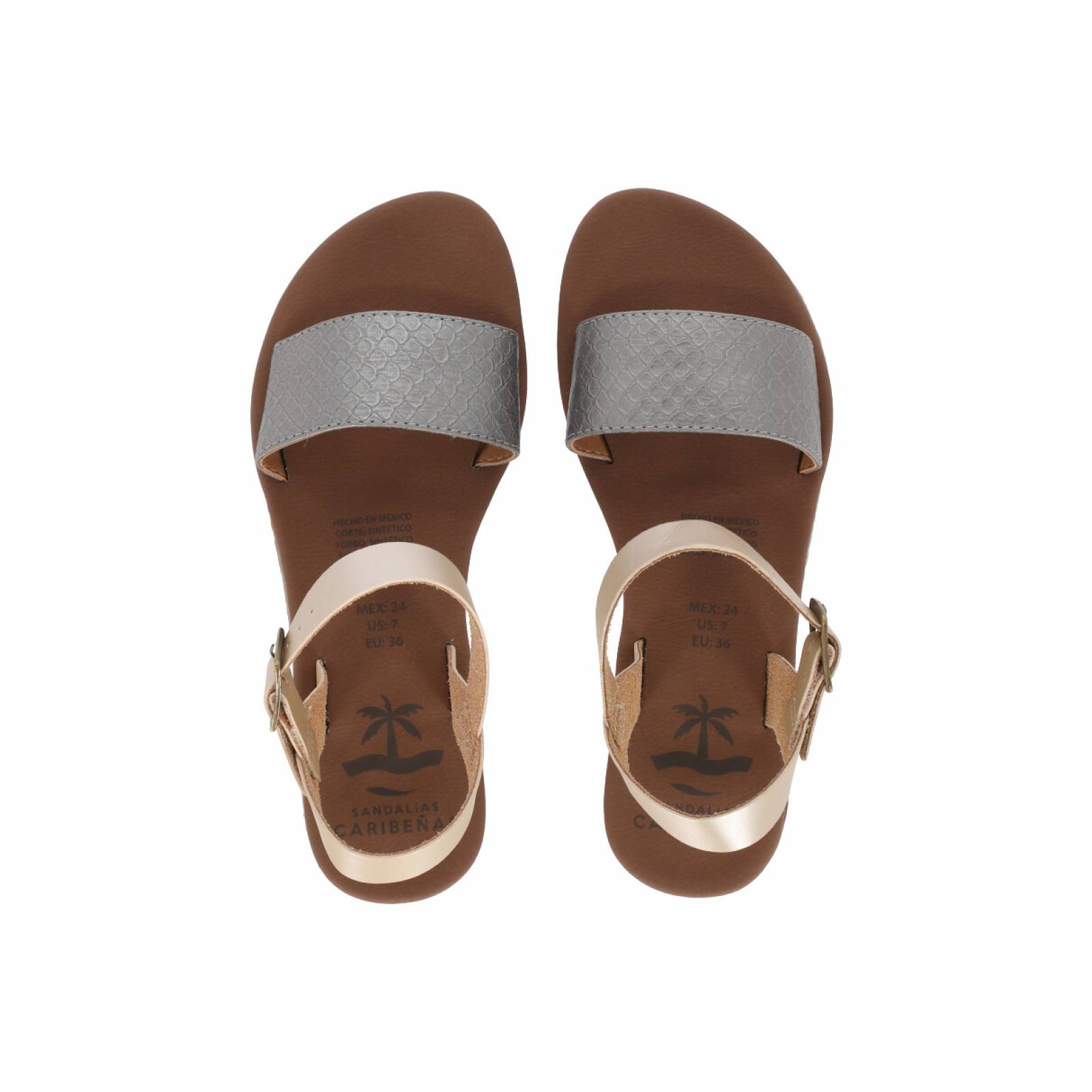 Sandalias Caribenas Varadero SierpeOcre Mujer Casual Playa Resistente Agua