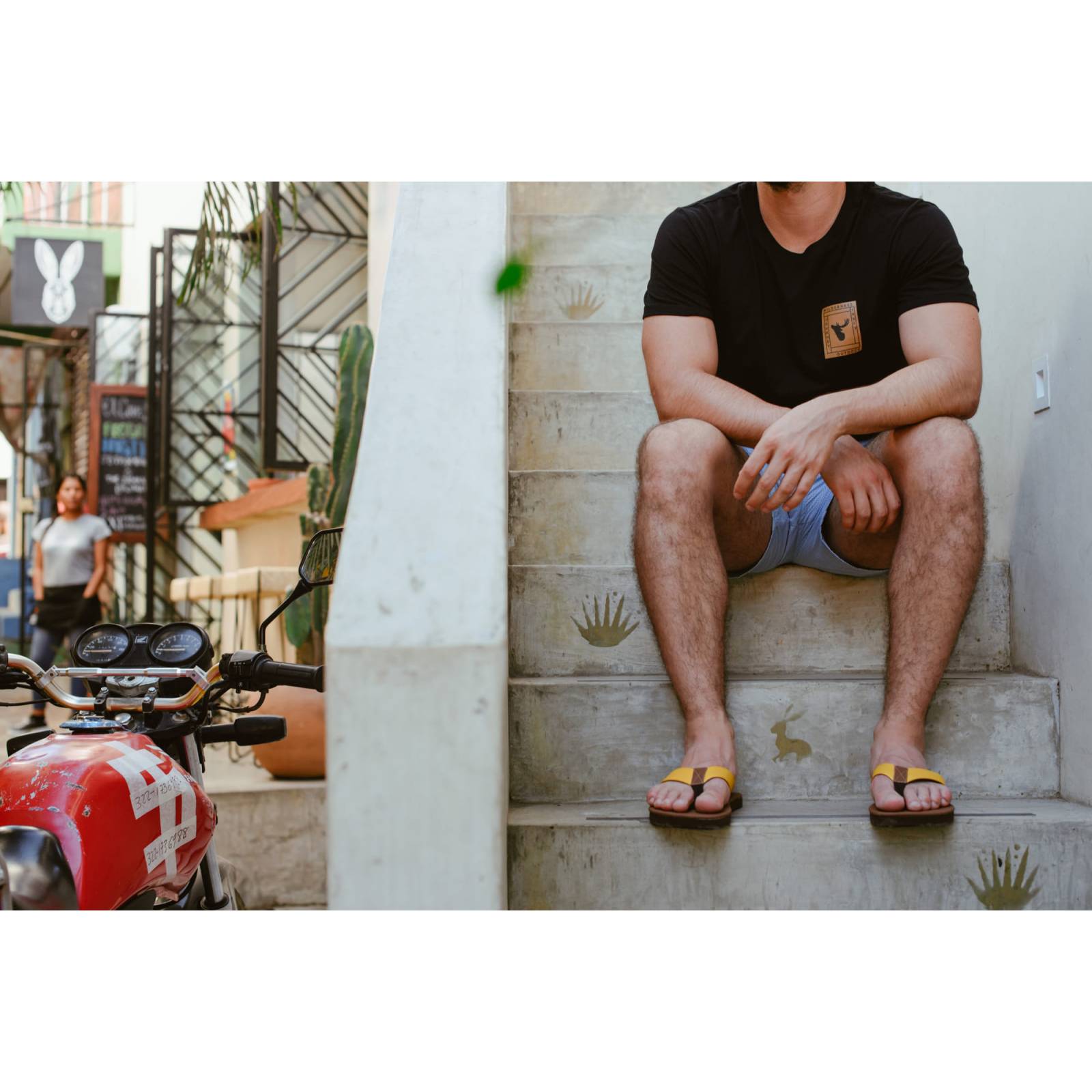 Sandalias Caribenas Tulum Nativo Hombre Casual Playa Pata Gallo Resistente Agua