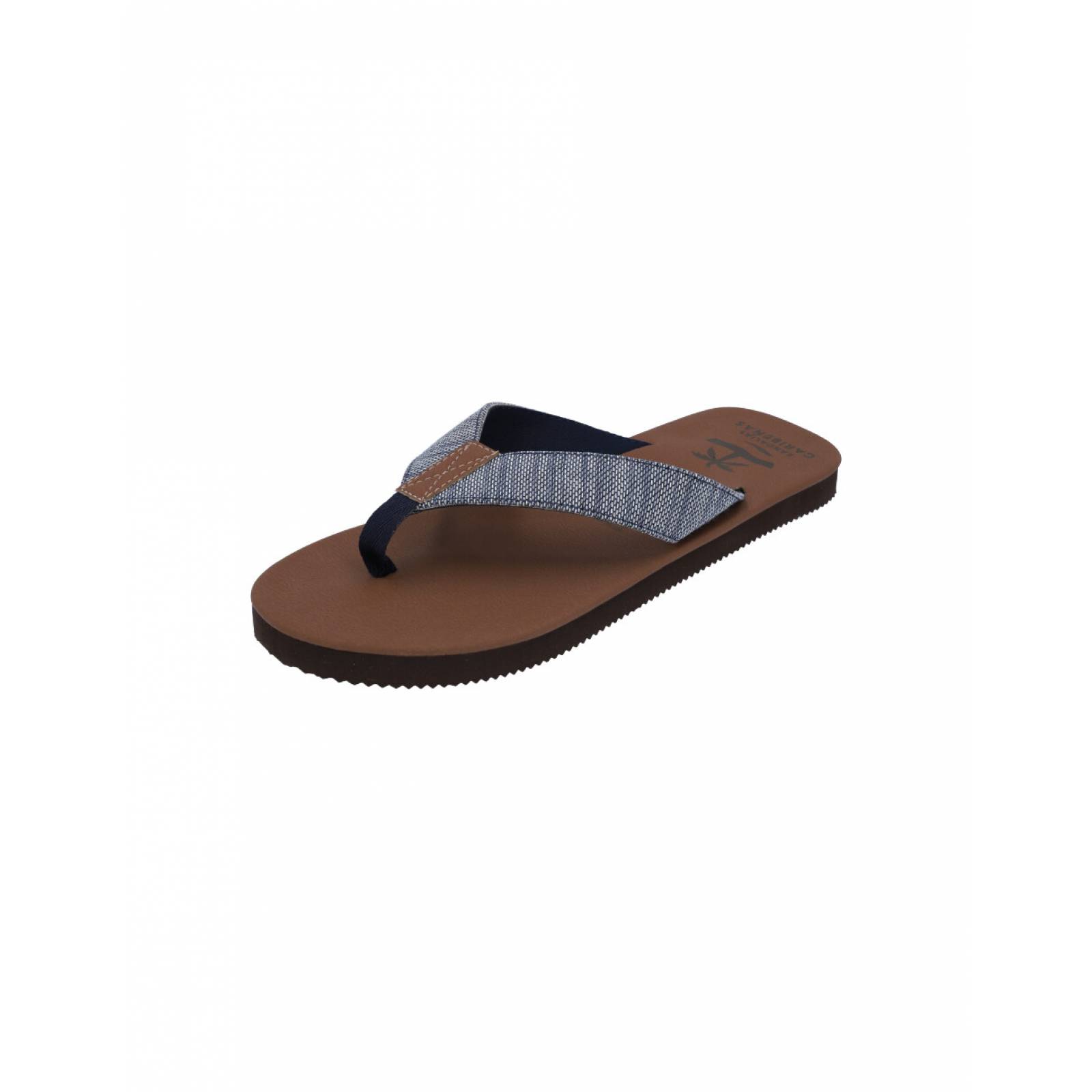 Sandalias Caribenas Tulum Mezclilla Hombre Casual Playa Pata Gallo Resistente Agua