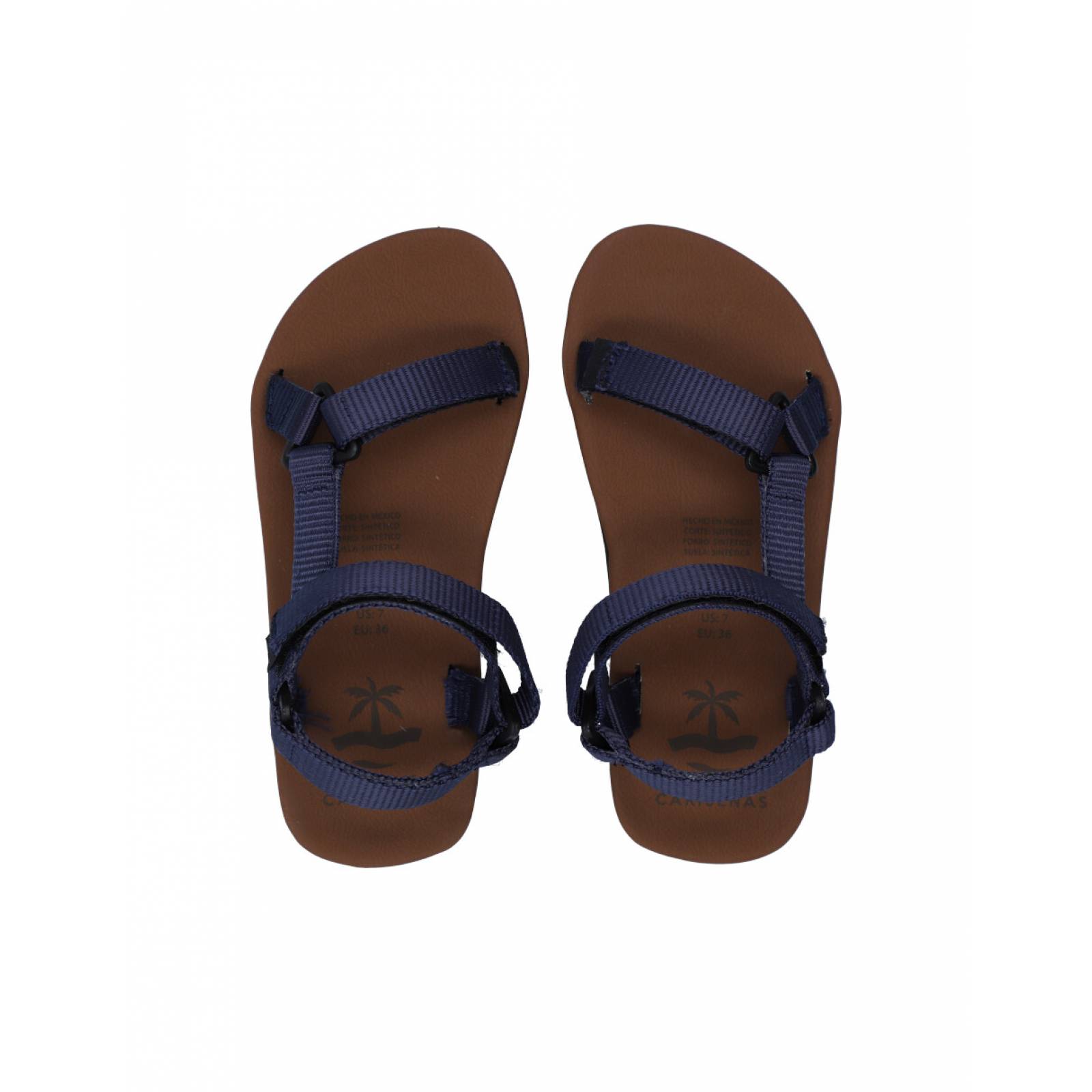Sandalias Caribenas Paamul Grecas Unisex Casual Playa Huarache Velcro Resistente Agua
