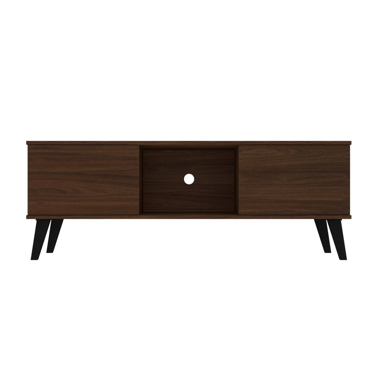 Mueble Rack para TV estilo Moderno roble oscuro 