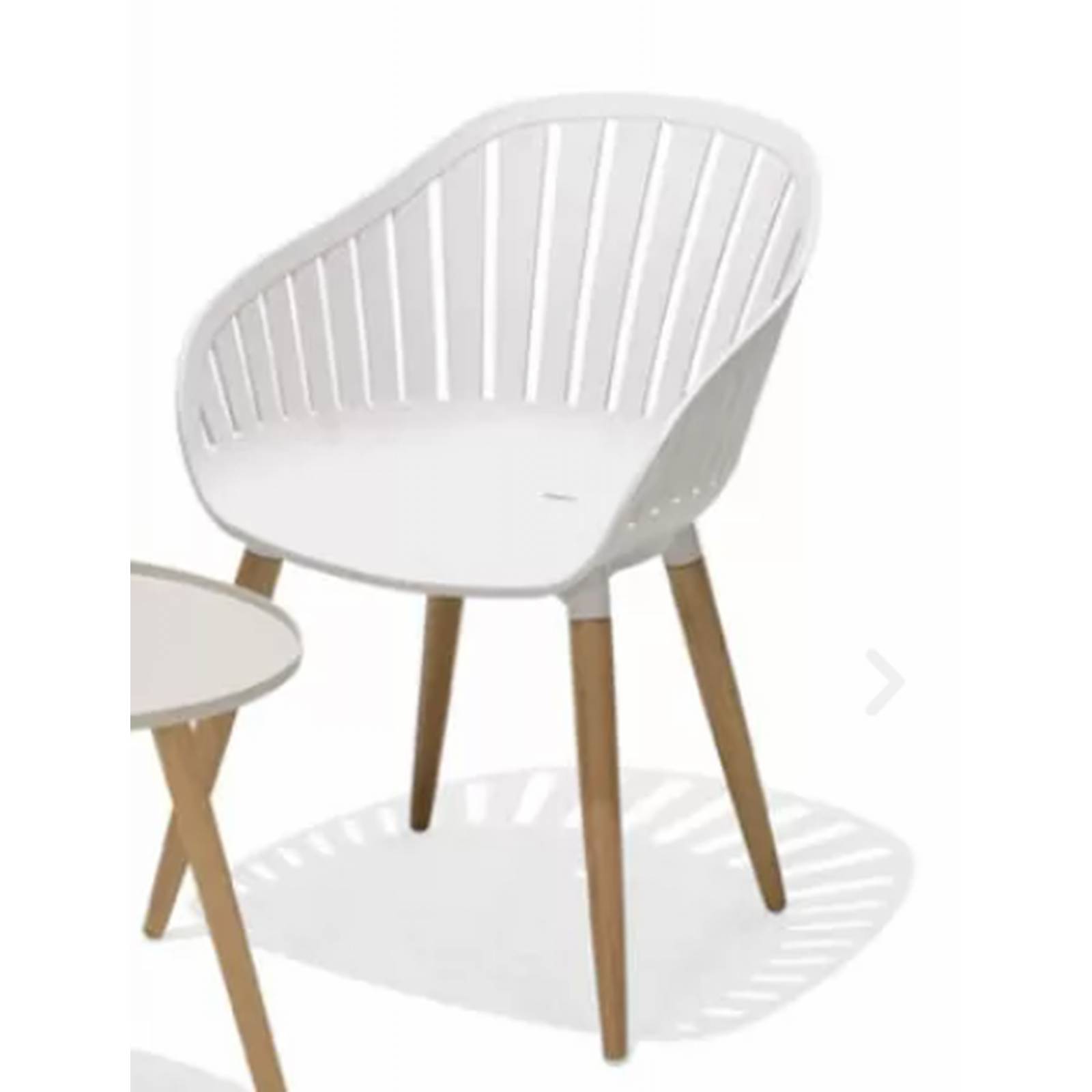 SILLA CANNES BLANCO PLÁSTICO