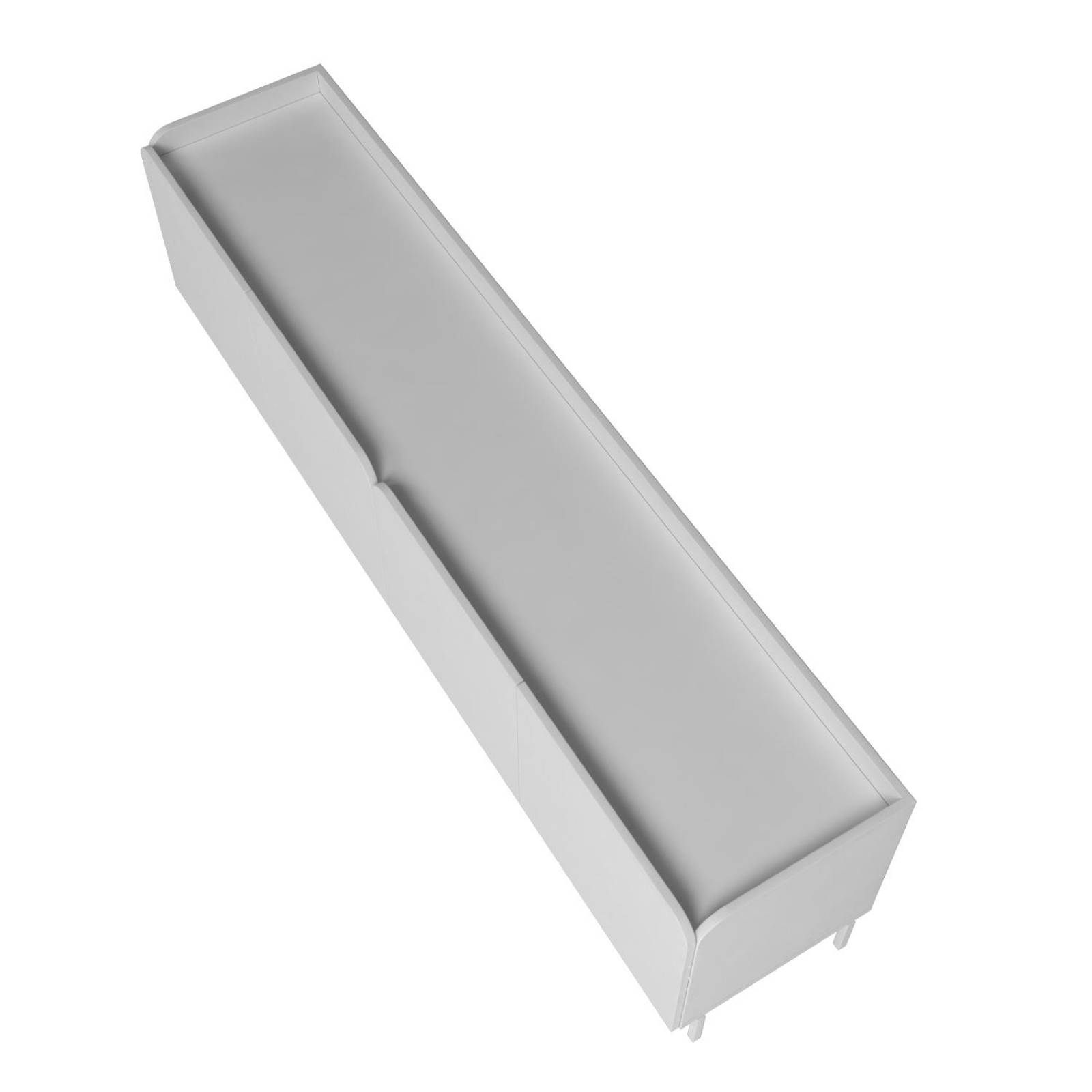 Mueble Mesa de TV Diseño Moderno, Rack de TV con Puertas Blanco