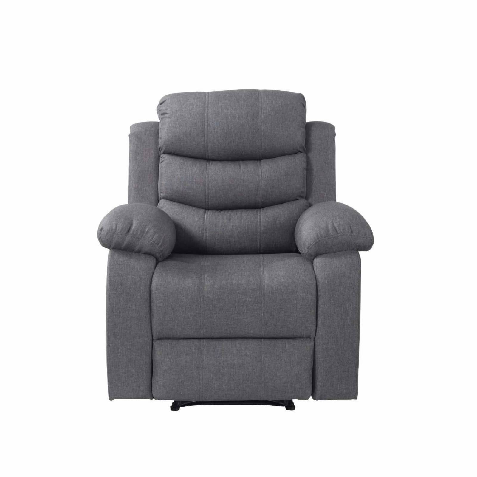 Sillon Reposet Reclinable Individual Gris Claro