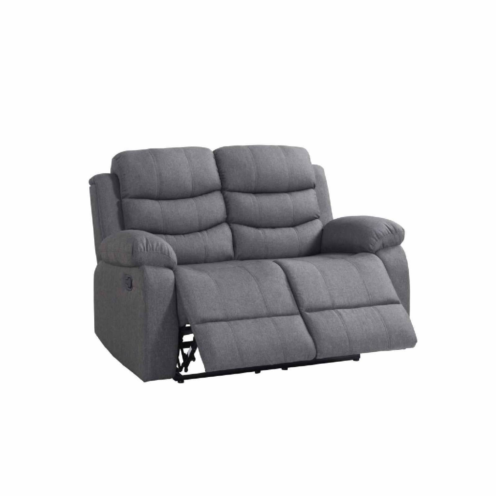 Sillon Reposet Reclinable 2 Cuerpos Tapizado Gris oscuro