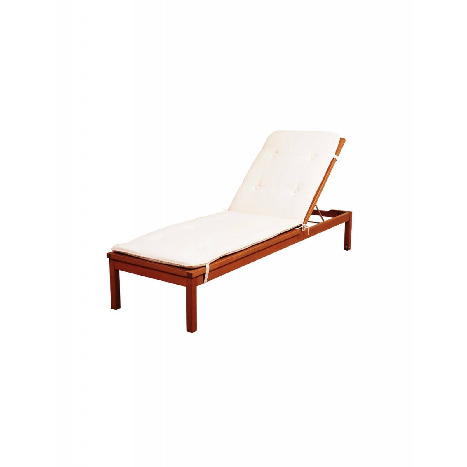 Camastro Washburn de Madera con Cojin para Jardin y Exterior .