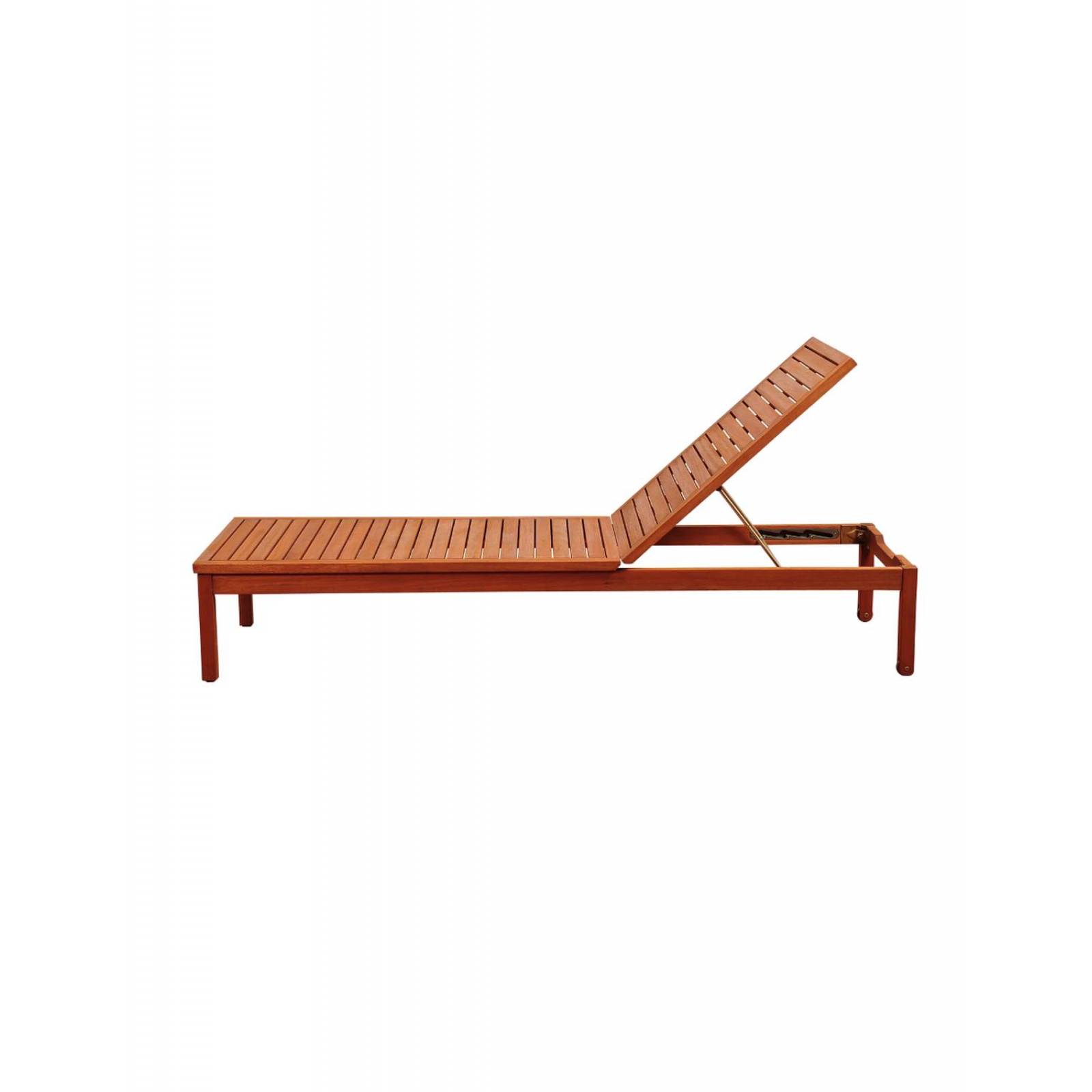 Camastro Washburn de Madera con Cojin para Jardin y Exterior .