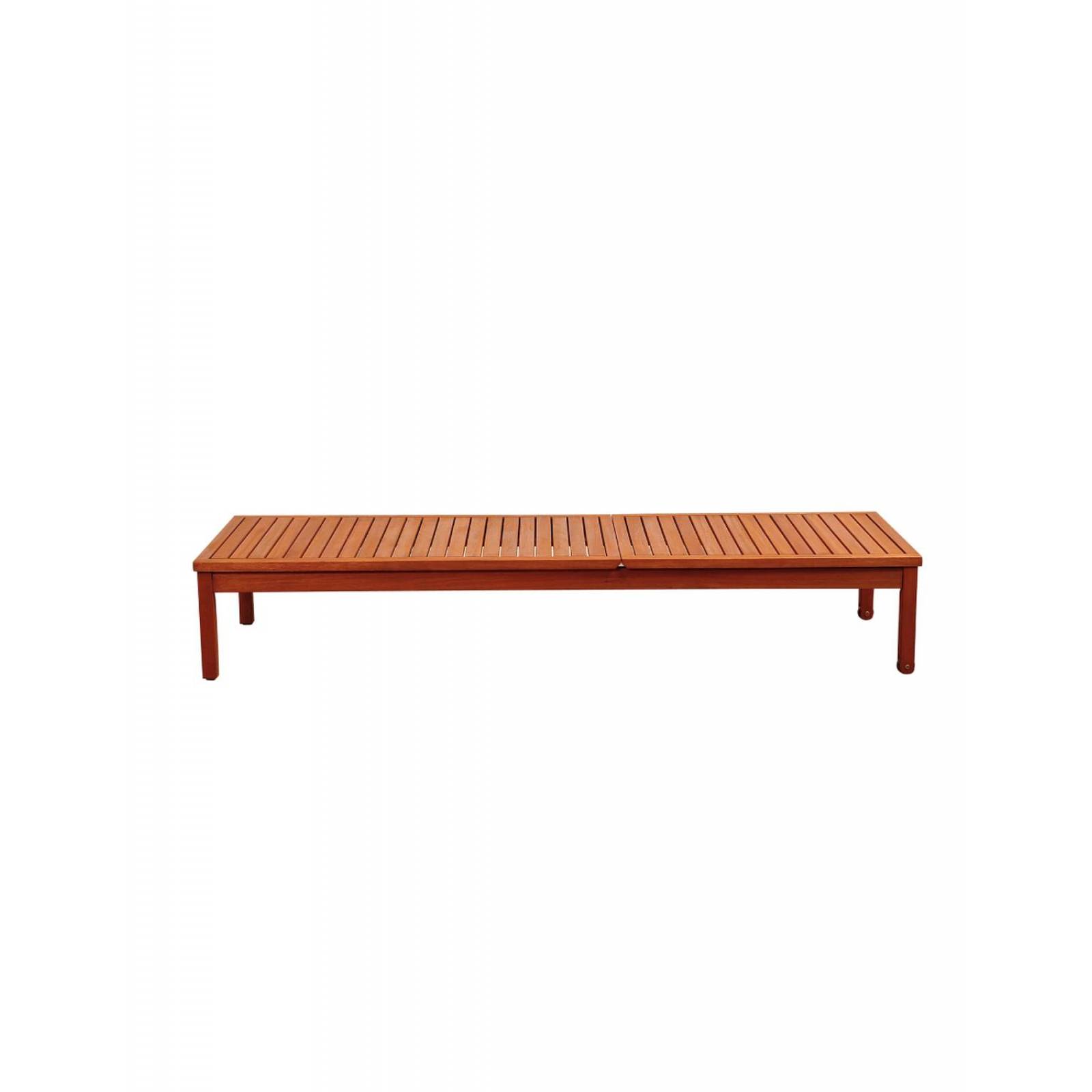 Camastro Washburn de Madera con Cojin para Jardin y Exterior .