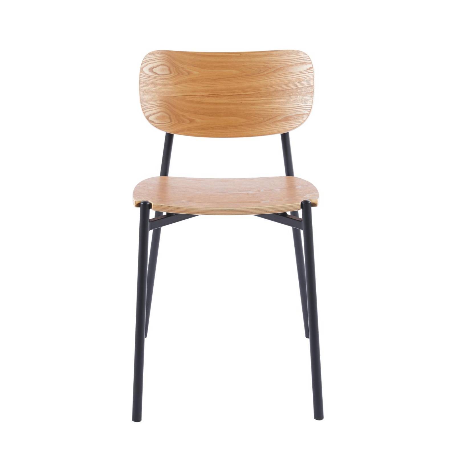 Set de 4 Sillas de Comedor de Madera estilo Moderno