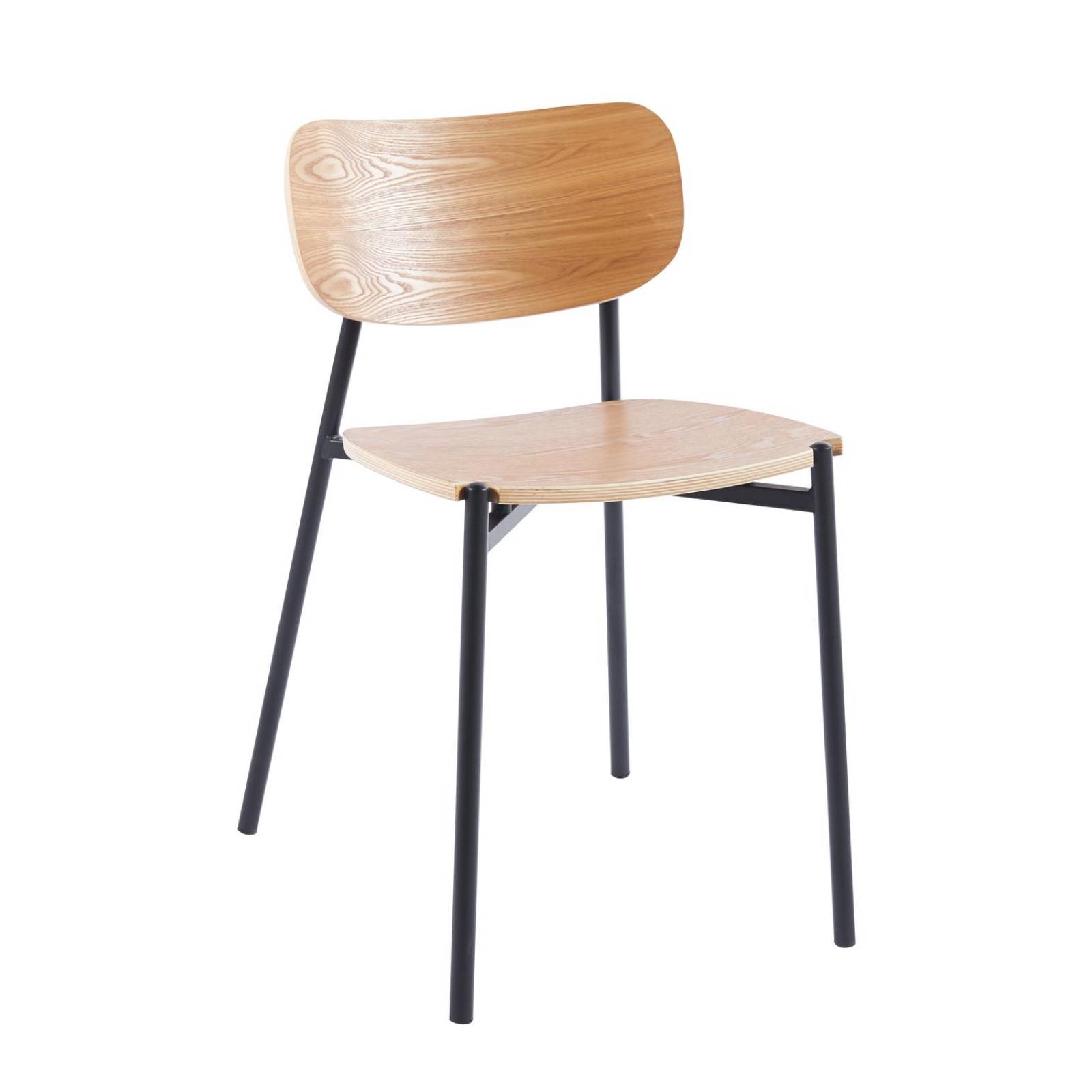 Set de 4 Sillas de Comedor de Madera estilo Moderno