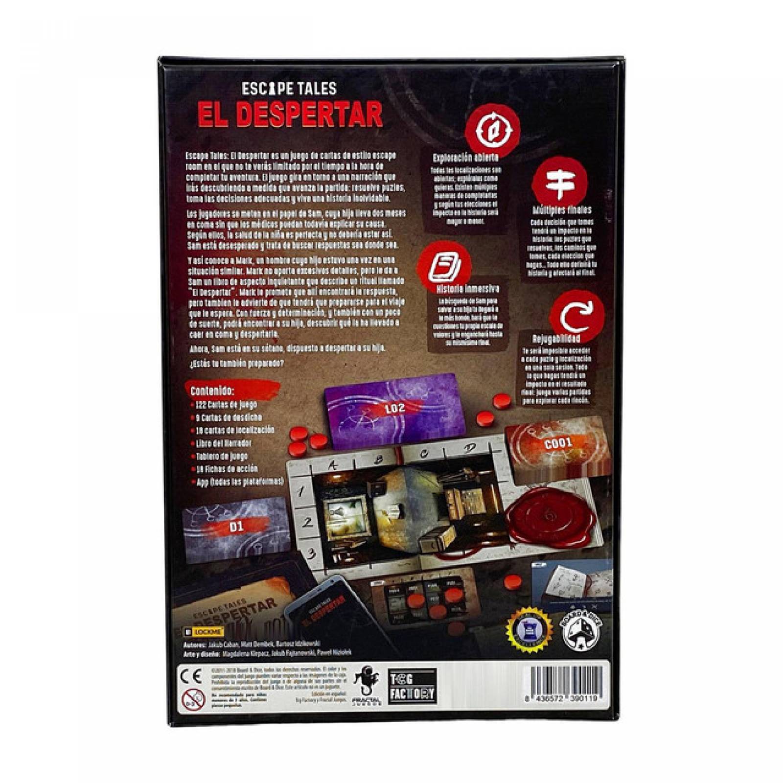 Escape Tales: El Despertar en español de TCG Factory