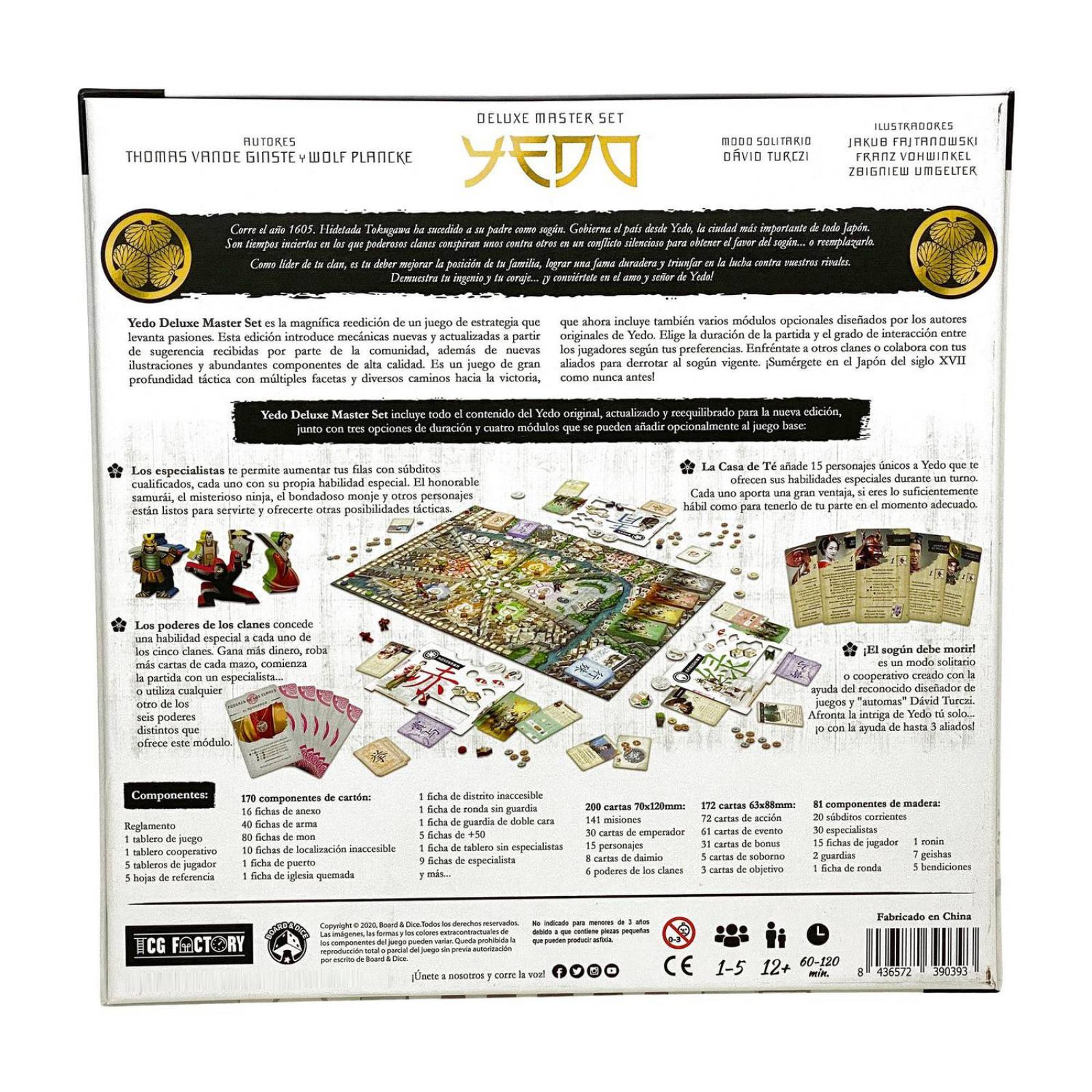 Yedo deluxe Master Set en español de TCG Factory