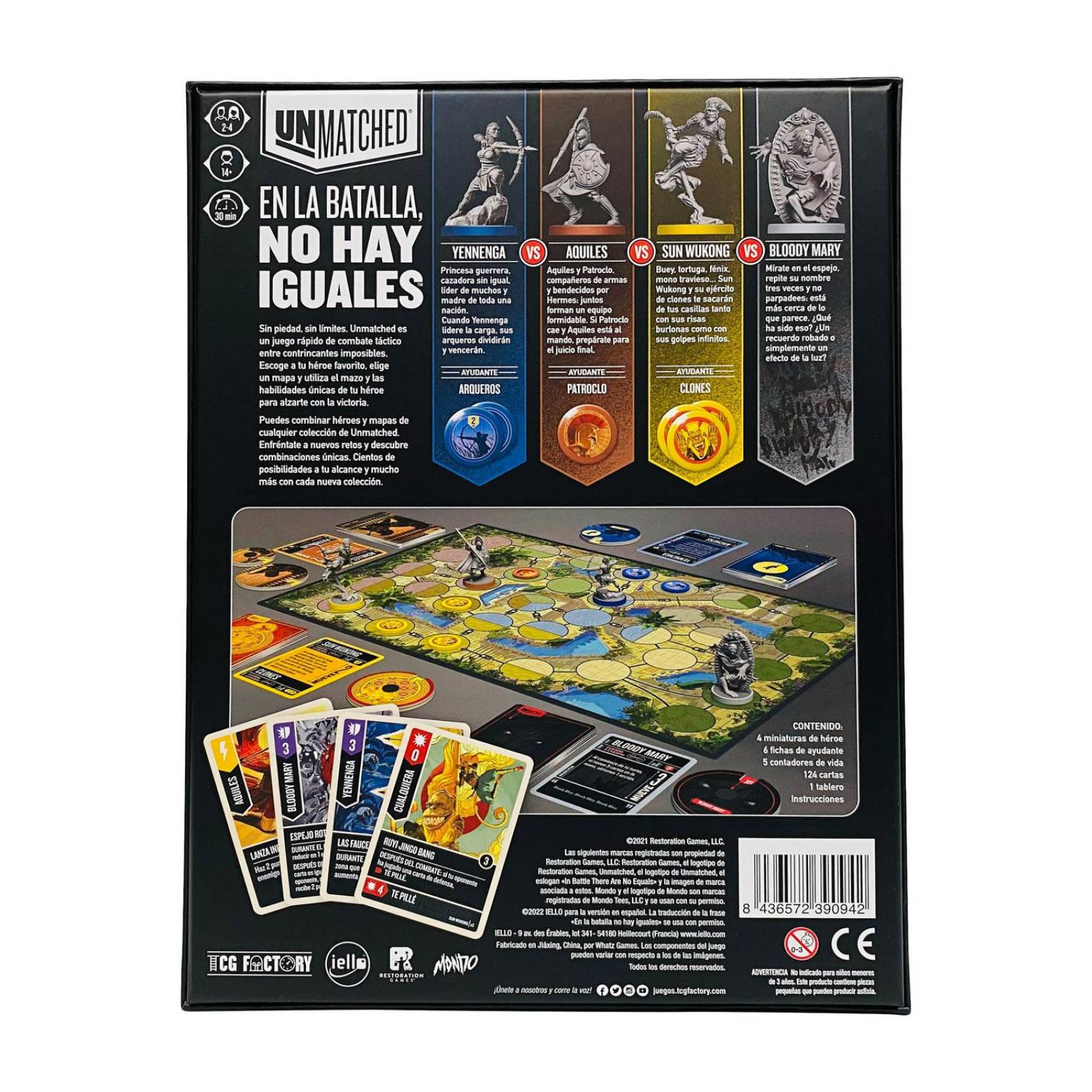 Unmatched Battle of Legends Vol. 2 en español de TCG Factory