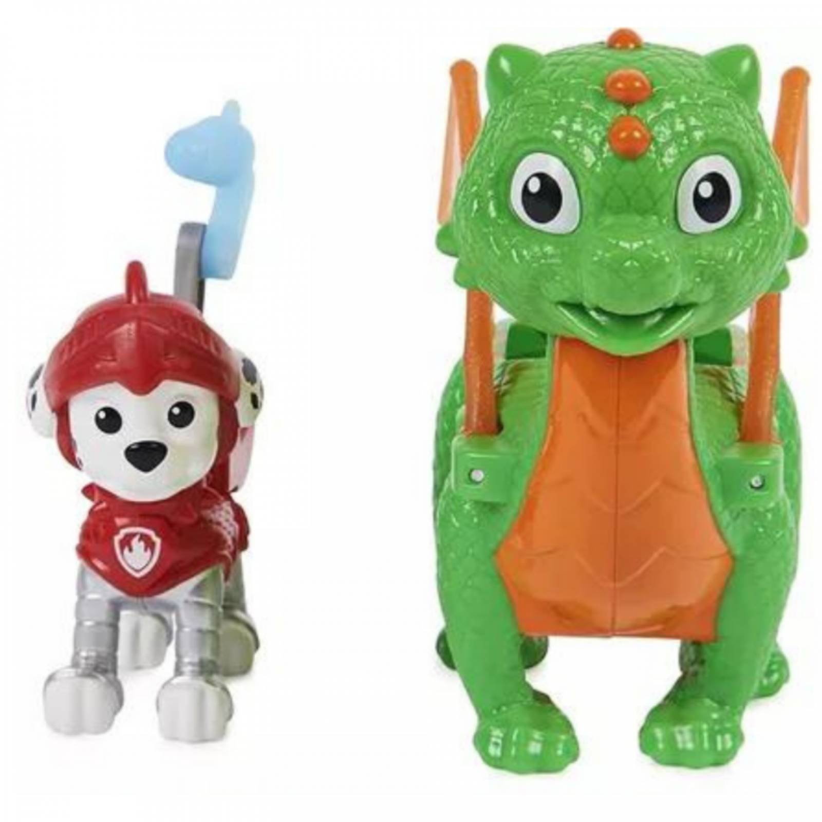 Paw Patrol Rescue Knights Marshall y su dragón Jade 