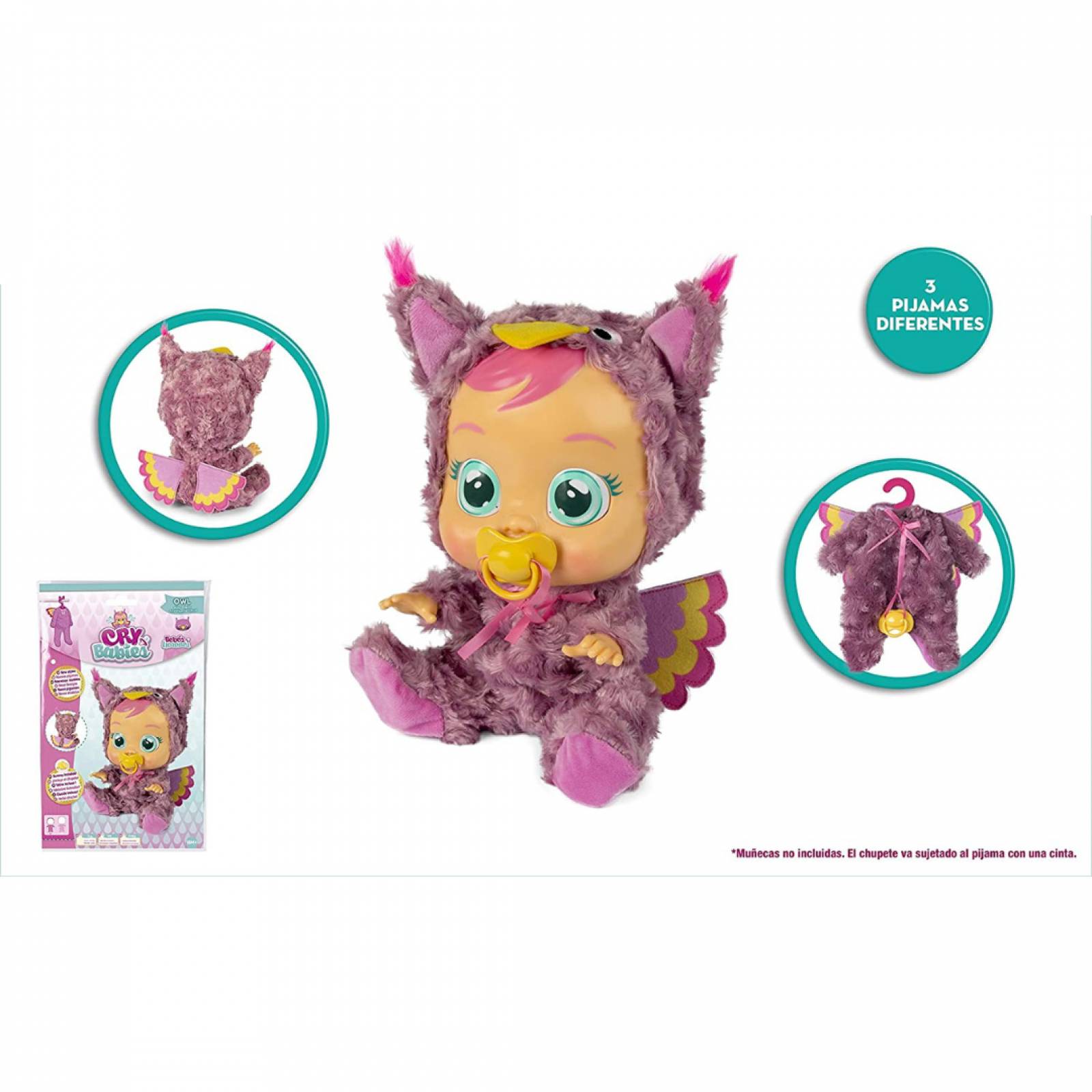 Bebés Llorones Lágrimas Mágicas Pijama Búho