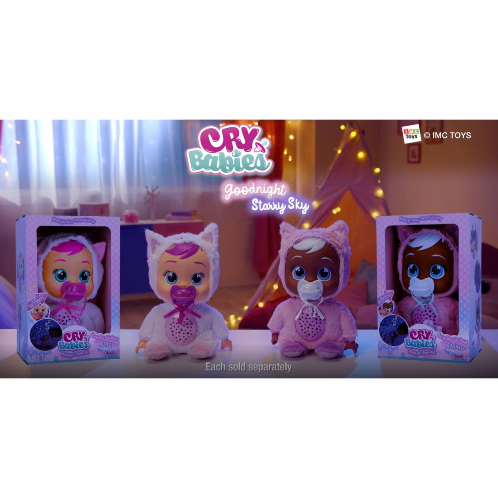 Bebés Llorones Goodnight Starry Sky Daisy 