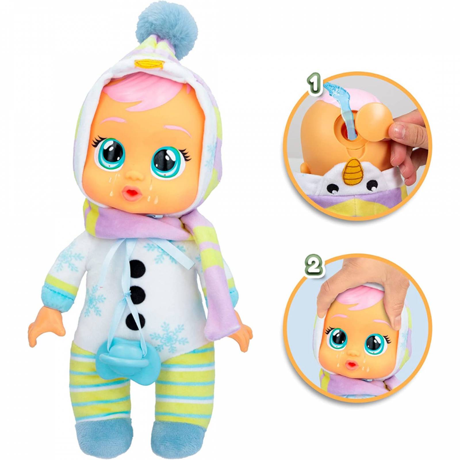 Bebés Llorones Tiny Cuddles Muñeco de Nieve