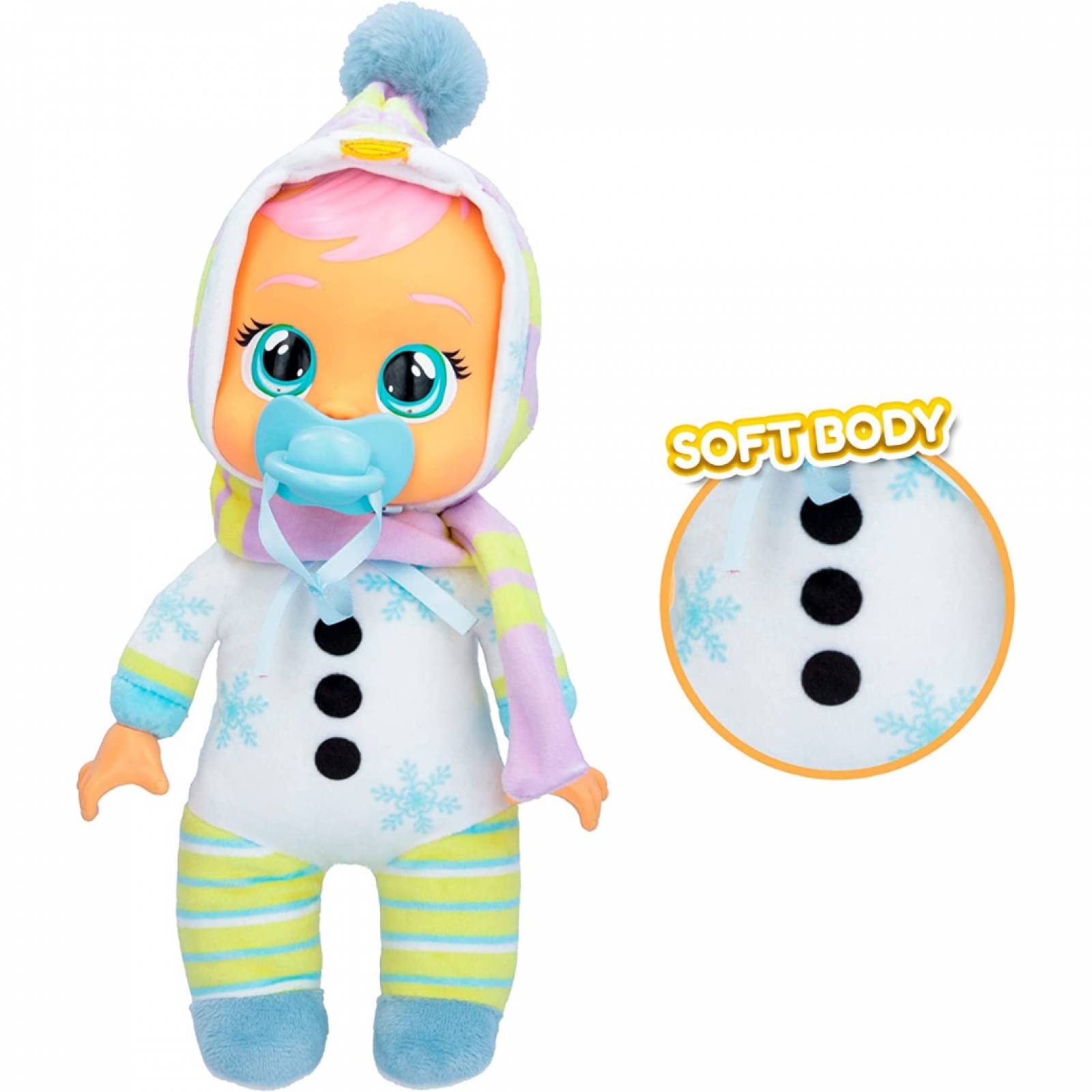 Bebés Llorones Tiny Cuddles Muñeco de Nieve